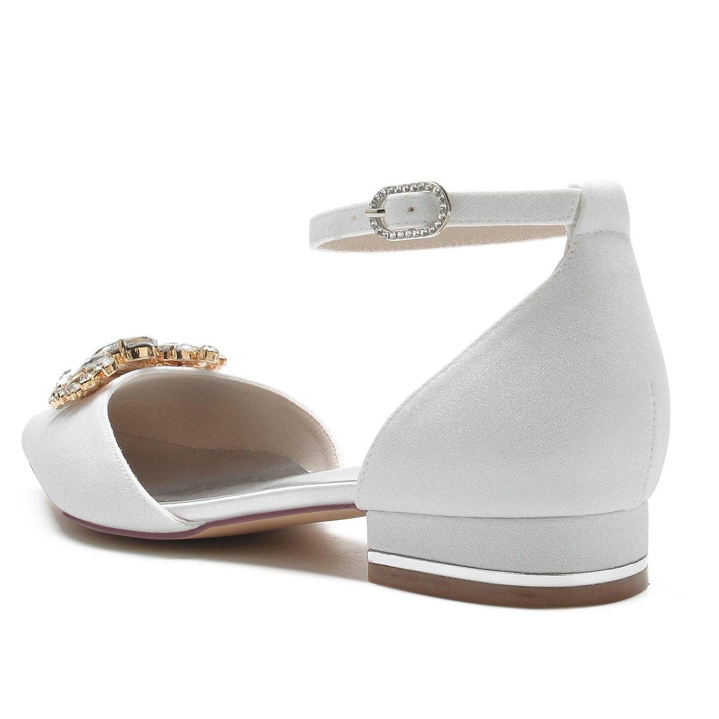 Flat Heel 2.5cm Glitter Shoes CK0241 - COCOMELODY