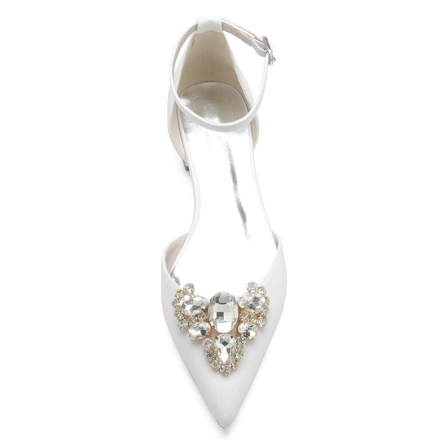Flat Heel 2.5cm Glitter Shoes CK0241 - COCOMELODY