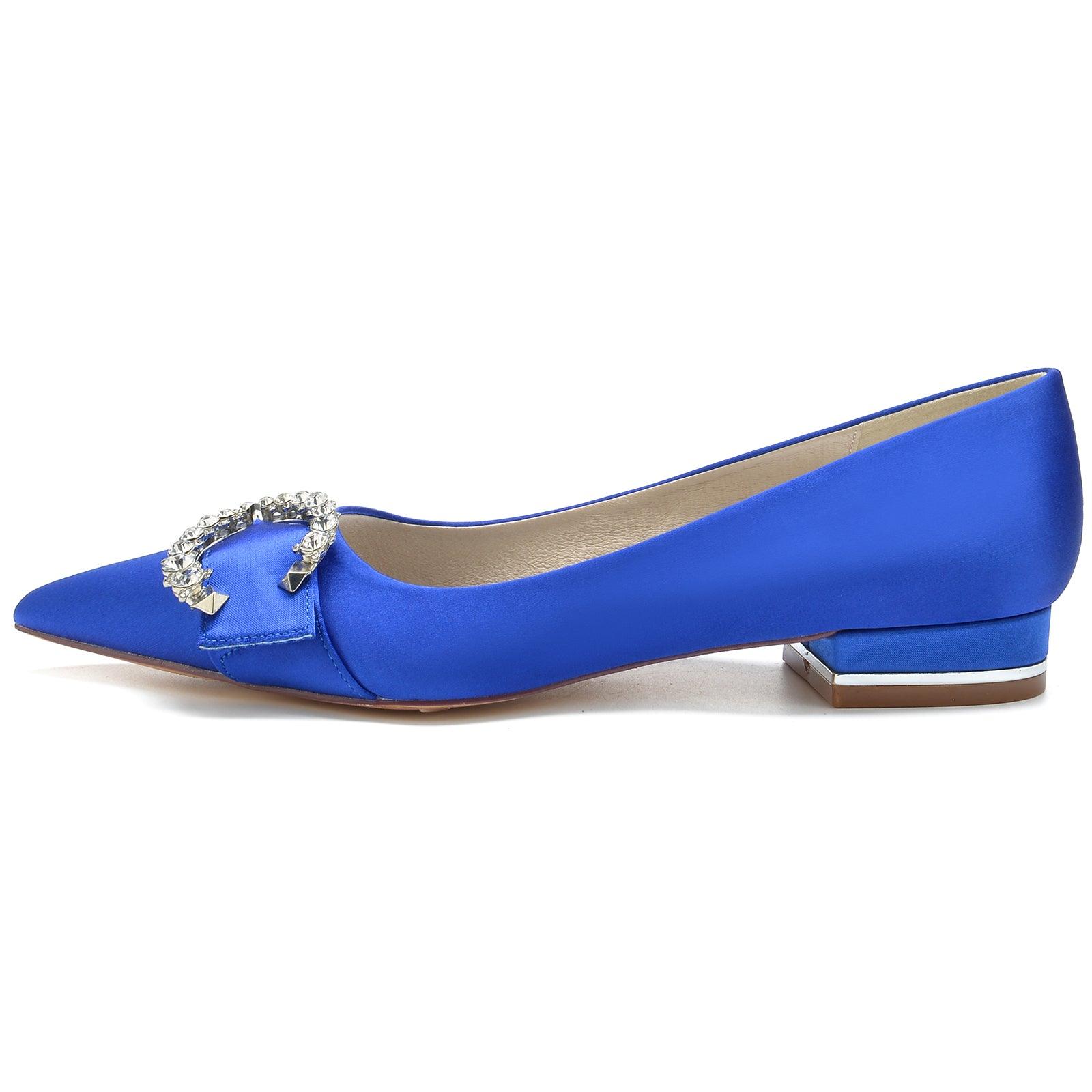 Flat Heel 2.5cm Silk-Like Shoes CK0245 - COCOMELODY