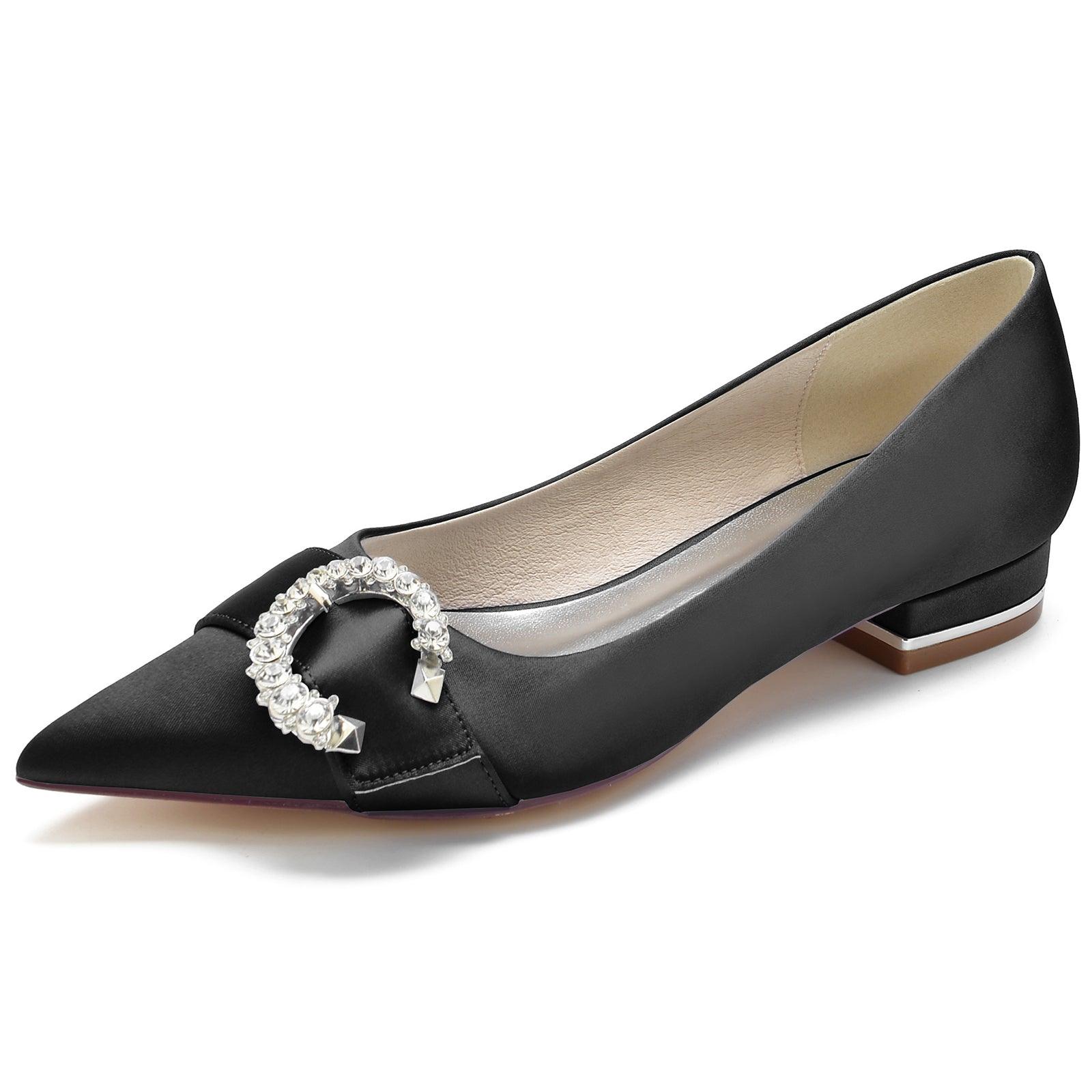 Flat Heel 2.5cm Silk-Like Shoes CK0245 - COCOMELODY