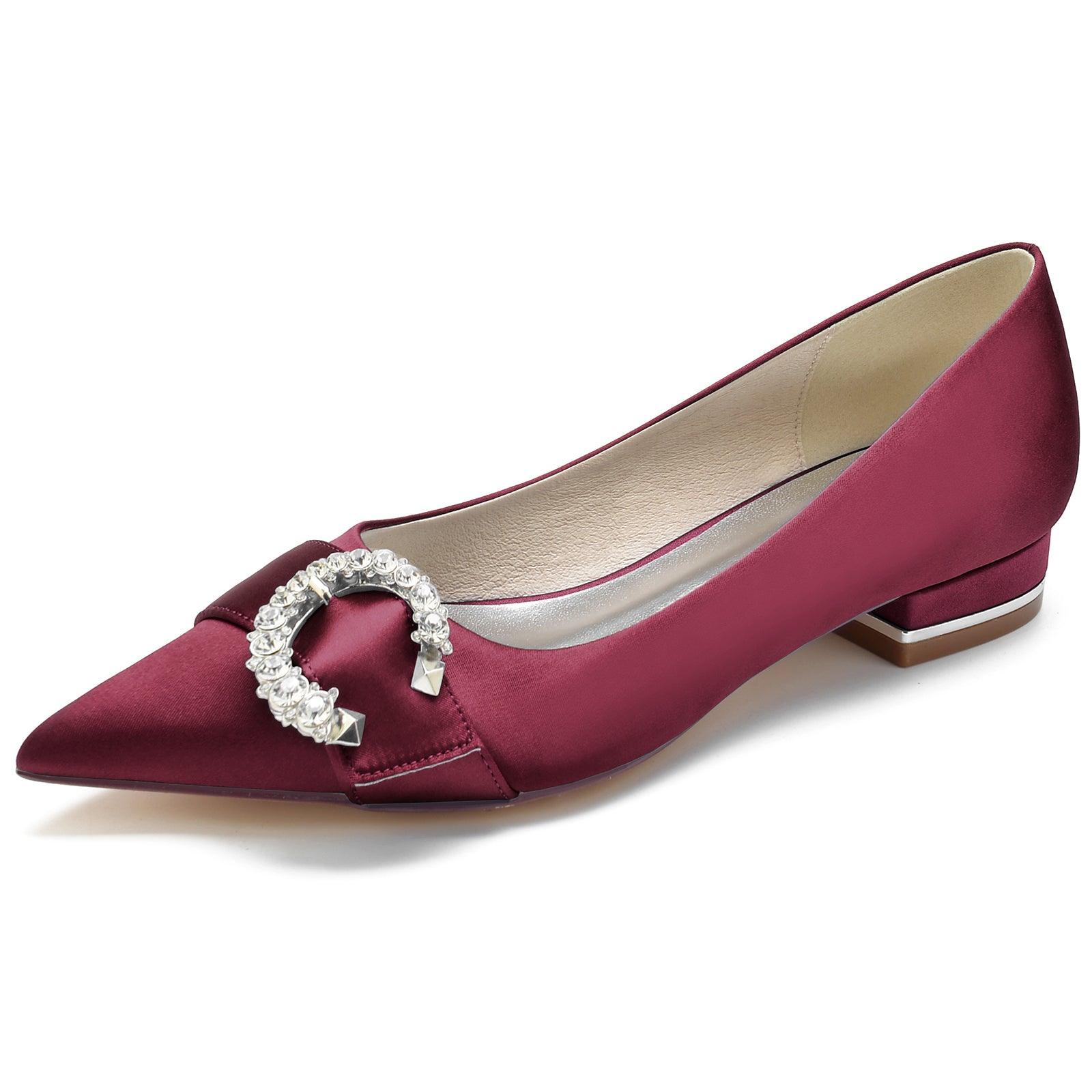Flat Heel 2.5cm Silk-Like Shoes CK0245 - COCOMELODY