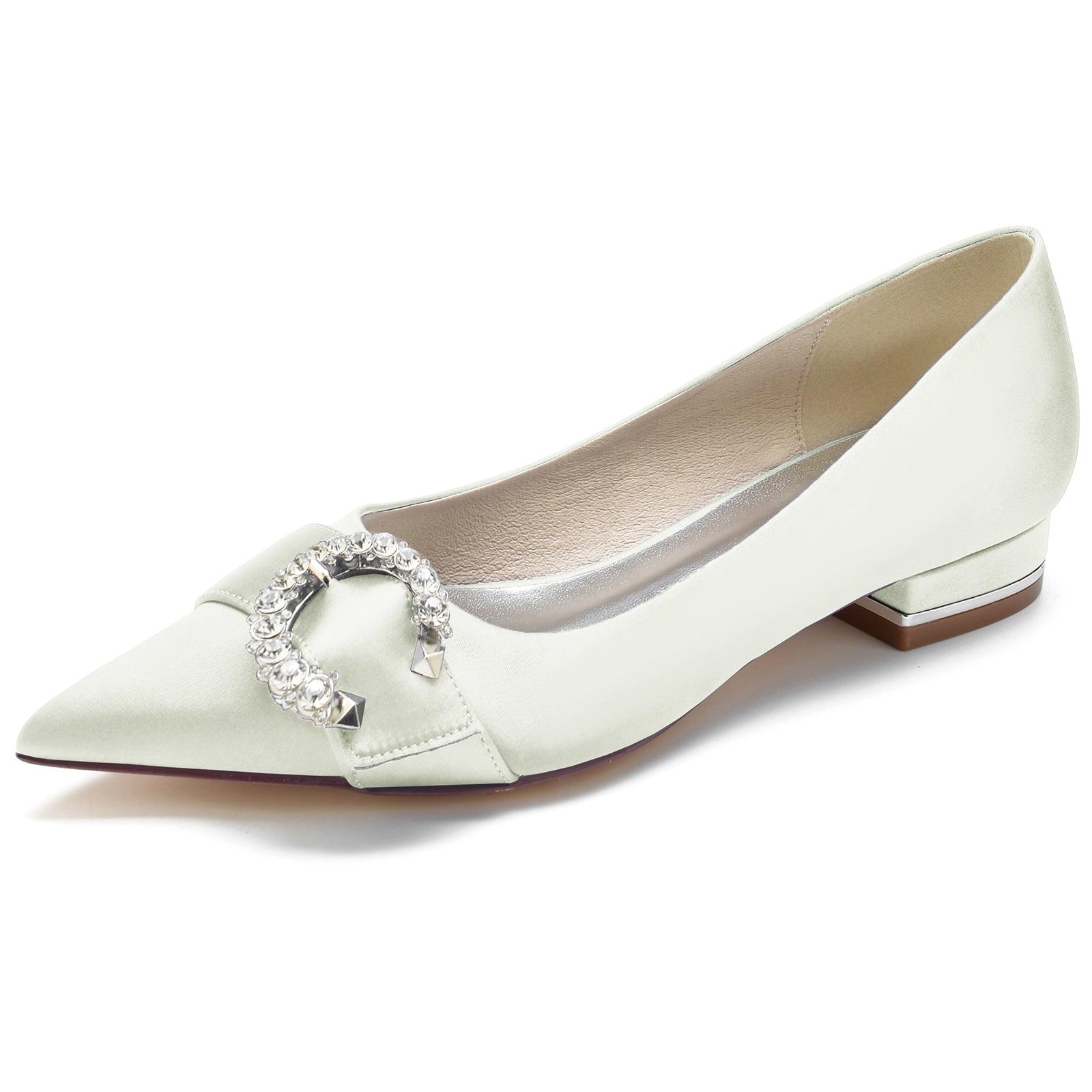 Flat Heel 2.5cm Silk-Like Shoes CK0245 - COCOMELODY