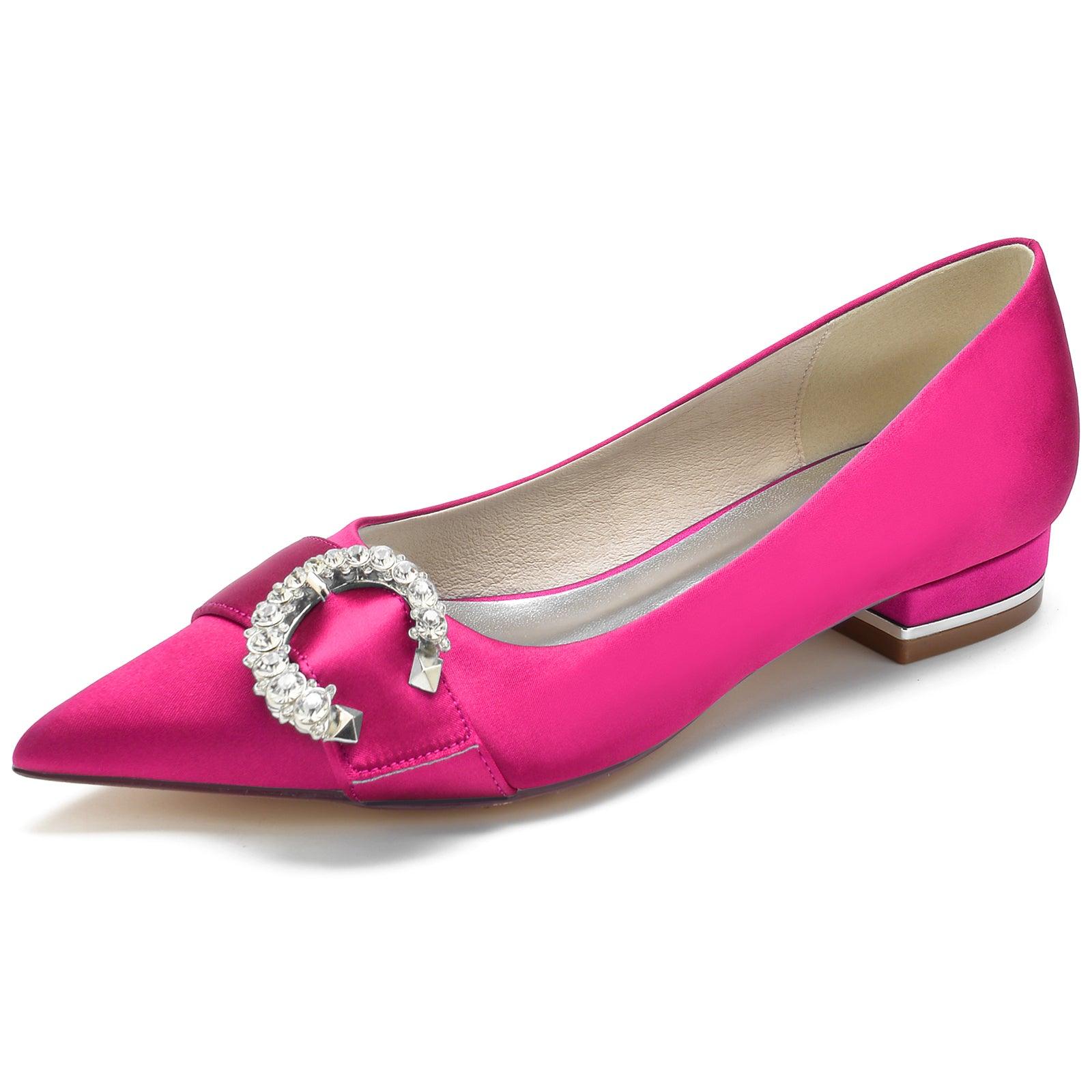 Flat Heel 2.5cm Silk-Like Shoes CK0245 - COCOMELODY