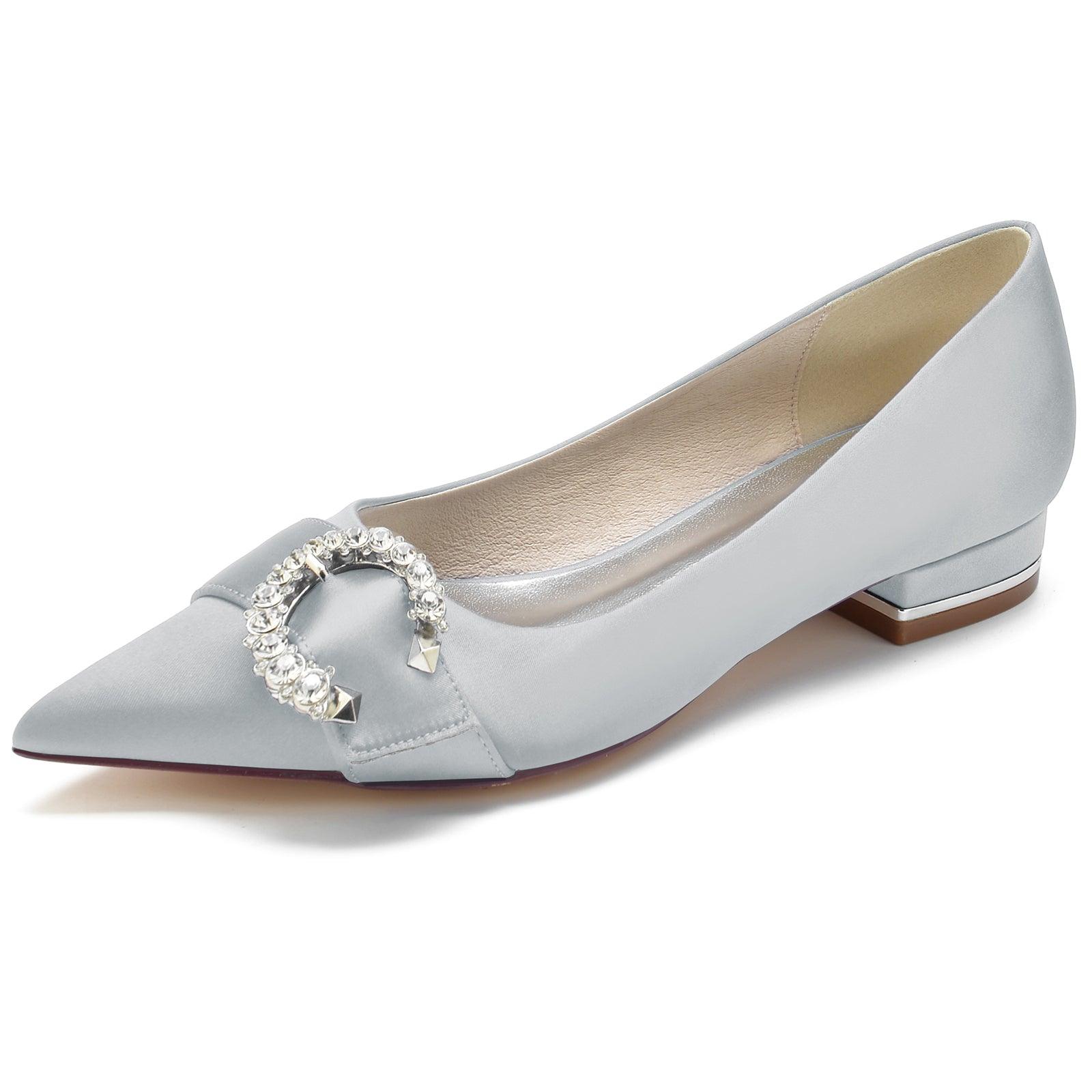 Flat Heel 2.5cm Silk-Like Shoes CK0245 - COCOMELODY