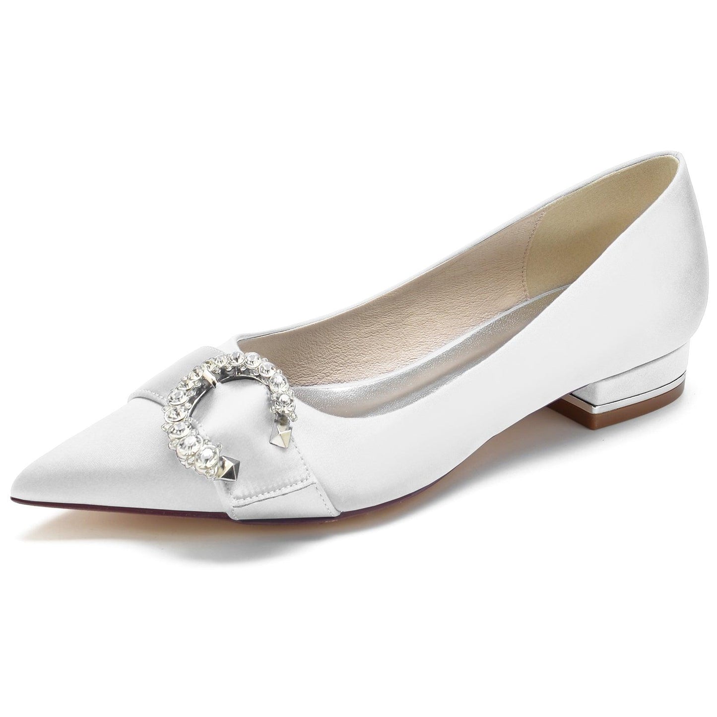 Flat Heel 2.5cm Silk-Like Shoes CK0245 - COCOMELODY