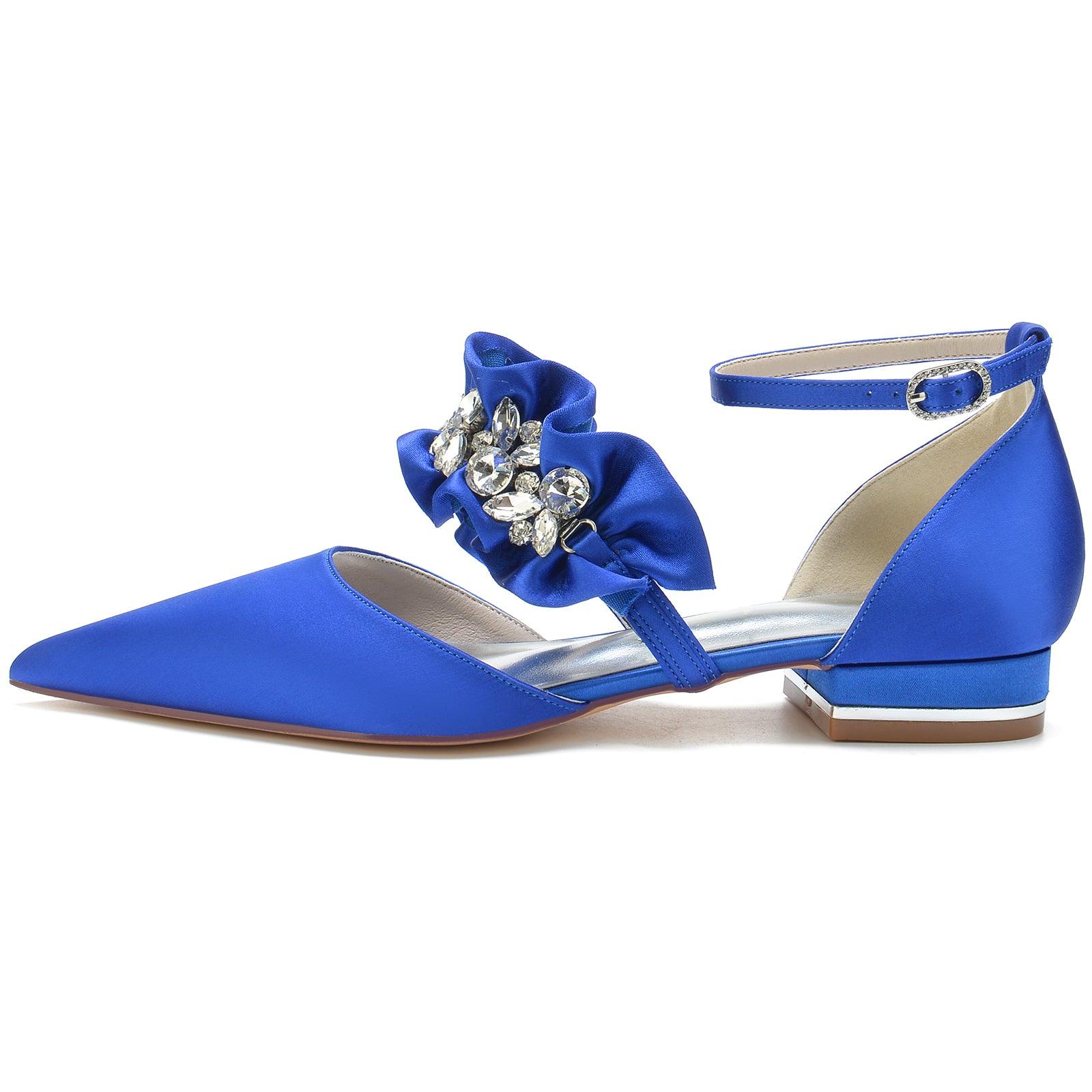Flat Heel 2.5cm Silk-Like Shoes CK0246 - COCOMELODY