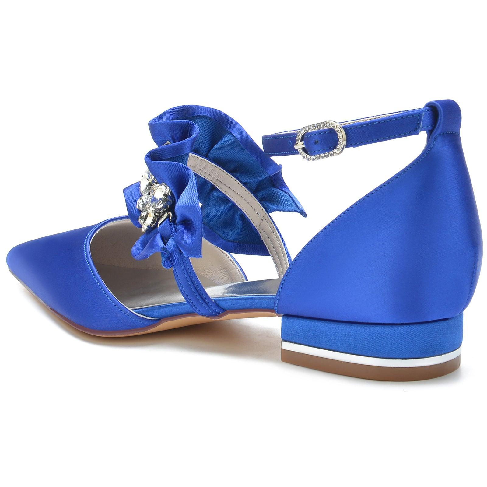 Flat Heel 2.5cm Silk-Like Shoes CK0246 - COCOMELODY