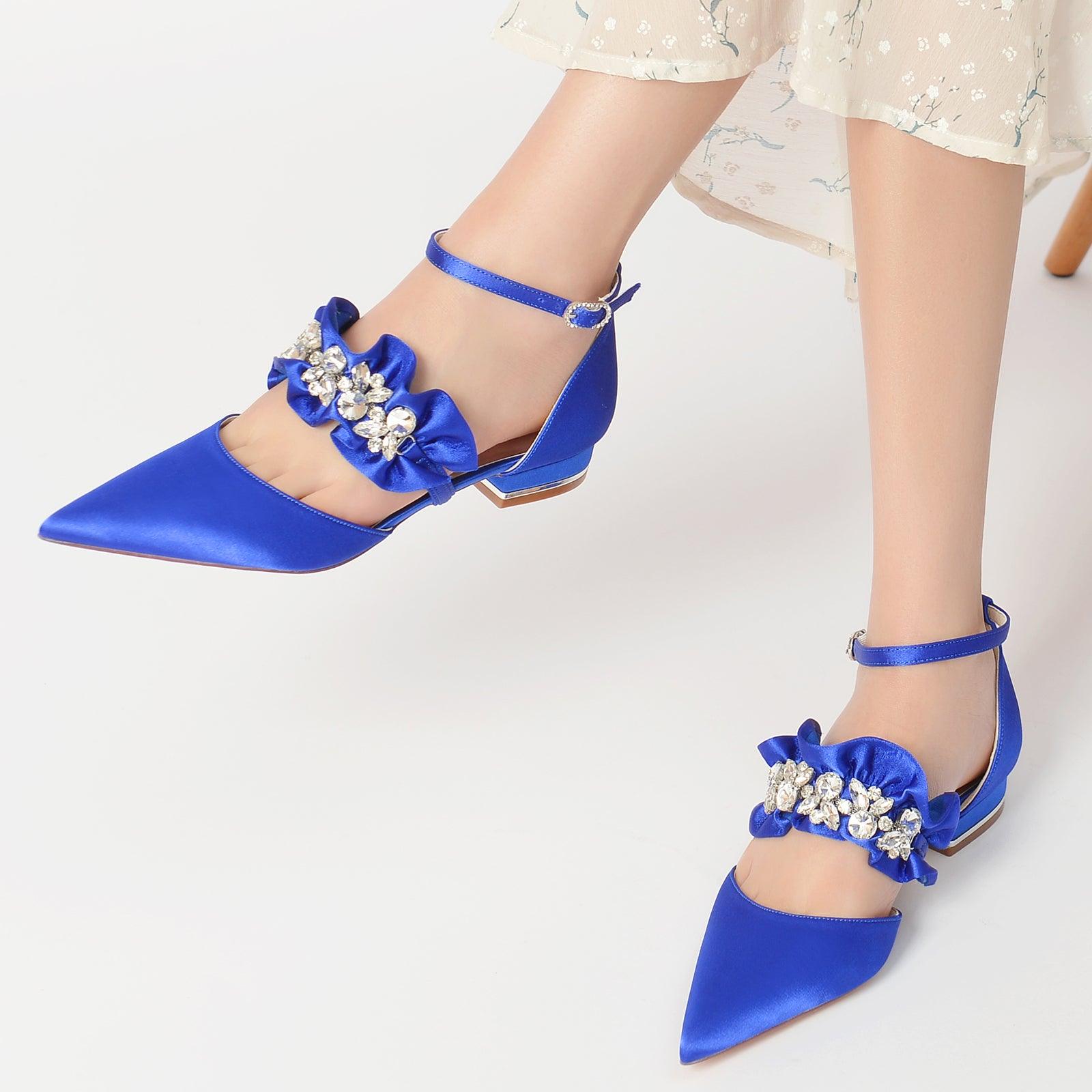 Flat Heel 2.5cm Silk-Like Shoes CK0246 - COCOMELODY