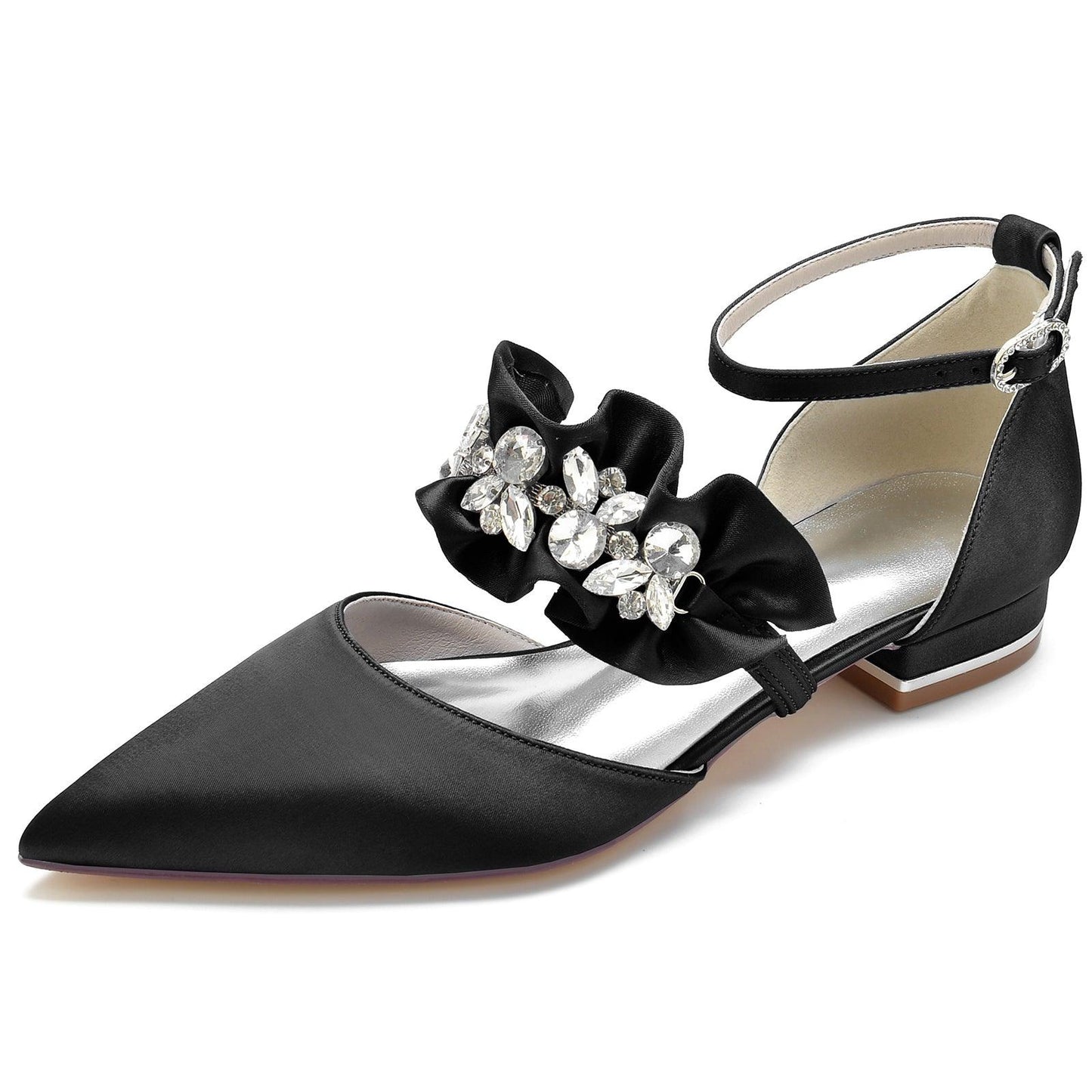 Flat Heel 2.5cm Silk-Like Shoes CK0246 - COCOMELODY