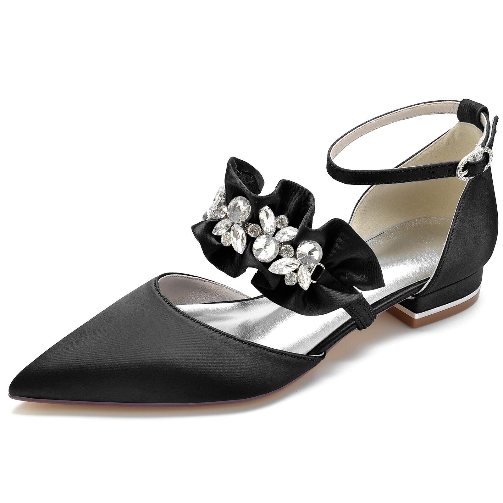Flat Heel 2.5cm Silk-Like Shoes CK0246 - COCOMELODY