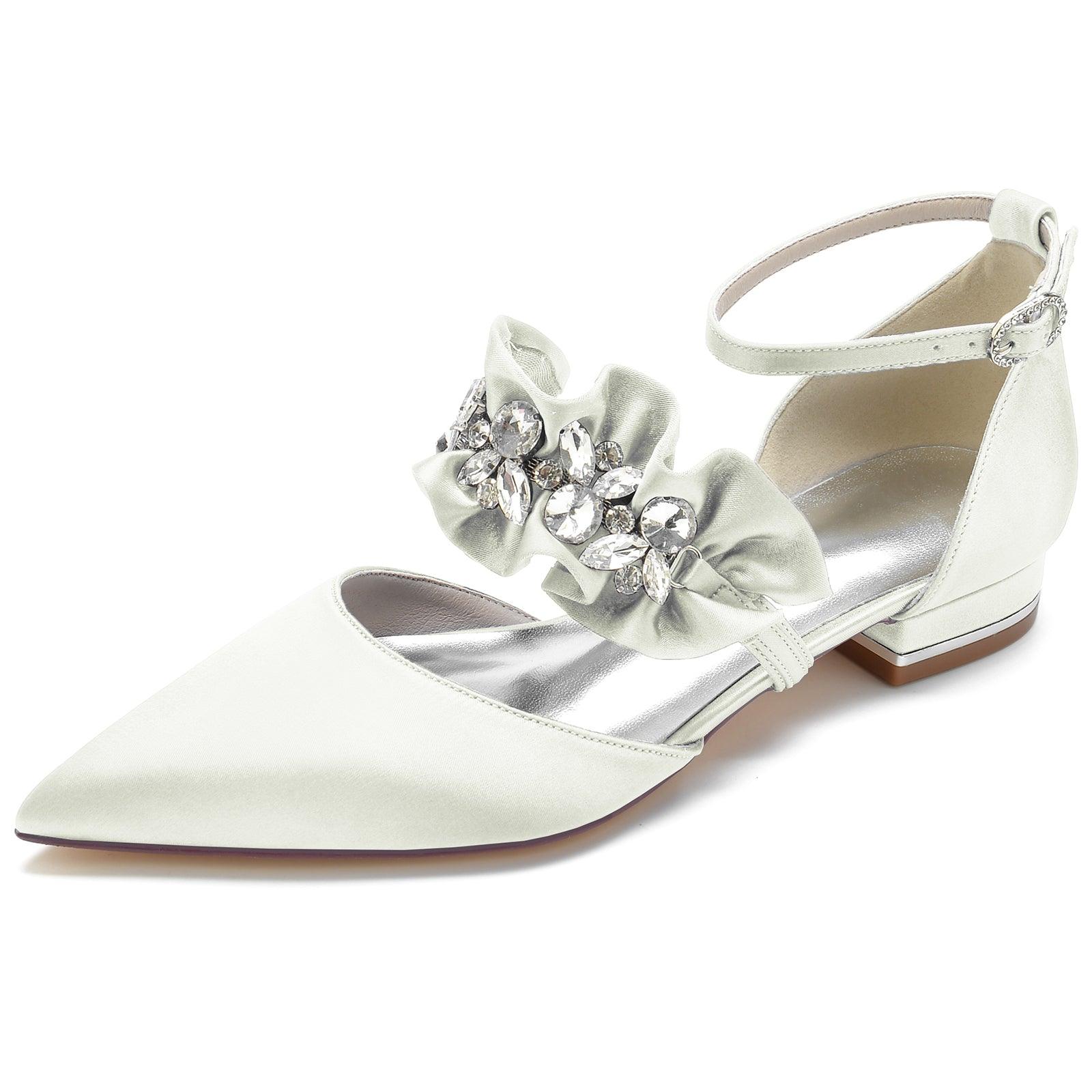 Flat Heel 2.5cm Silk-Like Shoes CK0246 - COCOMELODY