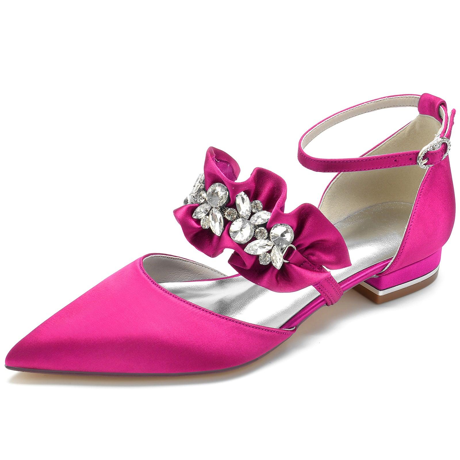 Flat Heel 2.5cm Silk-Like Shoes CK0246 - COCOMELODY