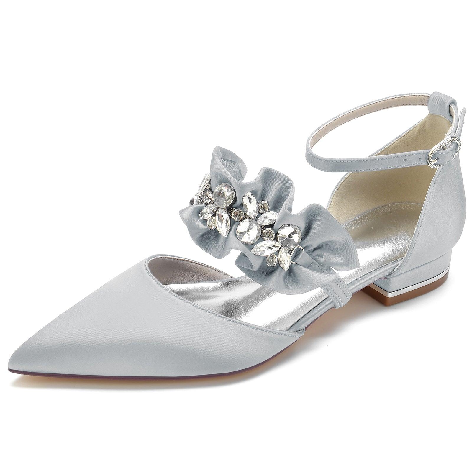 Flat Heel 2.5cm Silk-Like Shoes CK0246 - COCOMELODY
