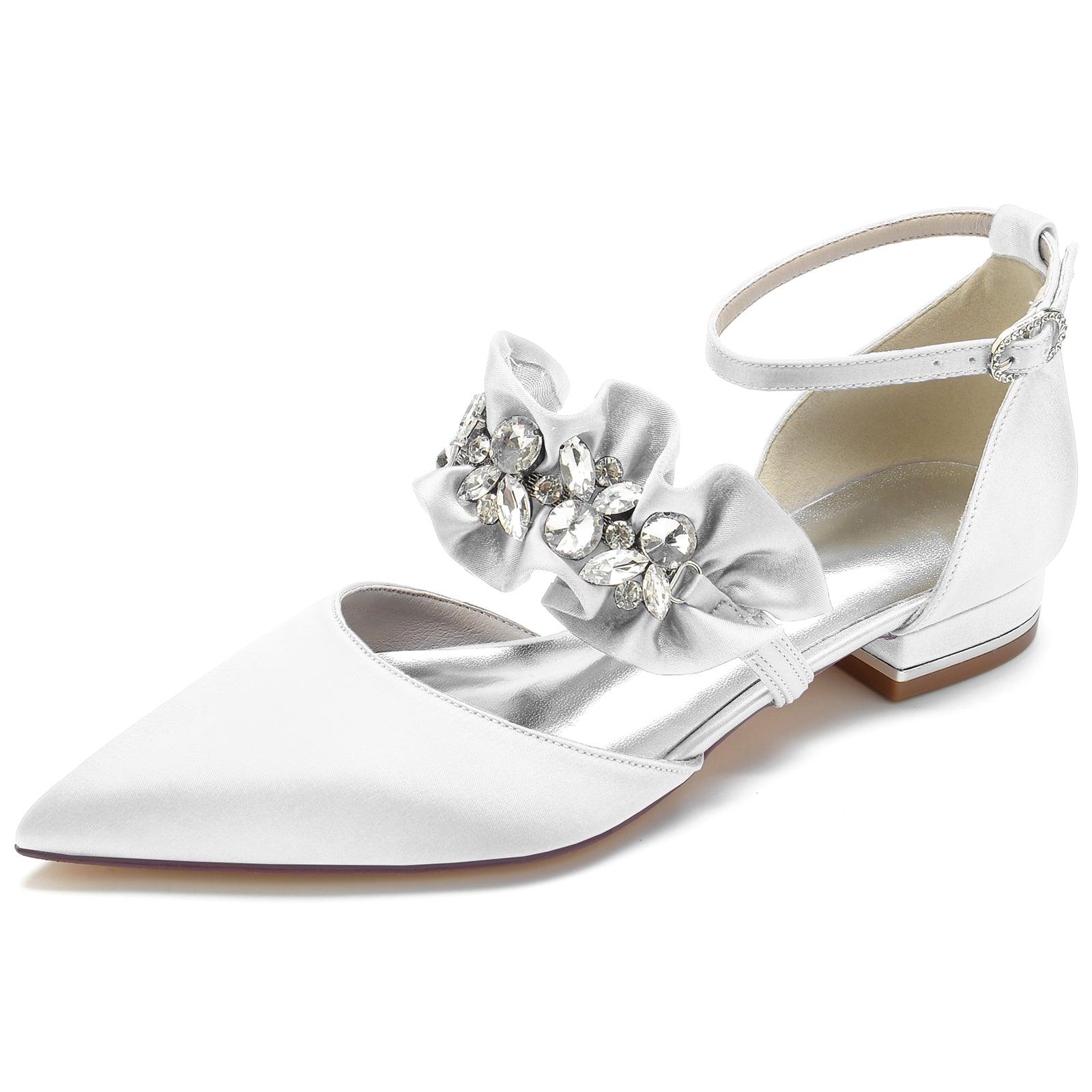 Flat Heel 2.5cm Silk-Like Shoes CK0246 - COCOMELODY