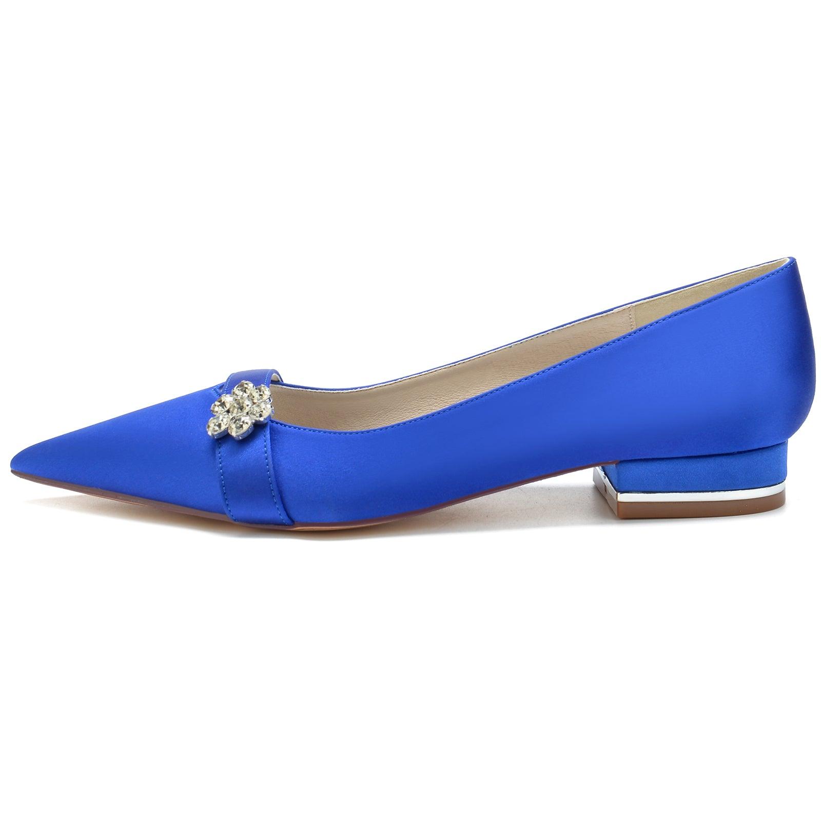 Flat Heel 2.5cm Silk-Like Shoes CK0247 - COCOMELODY