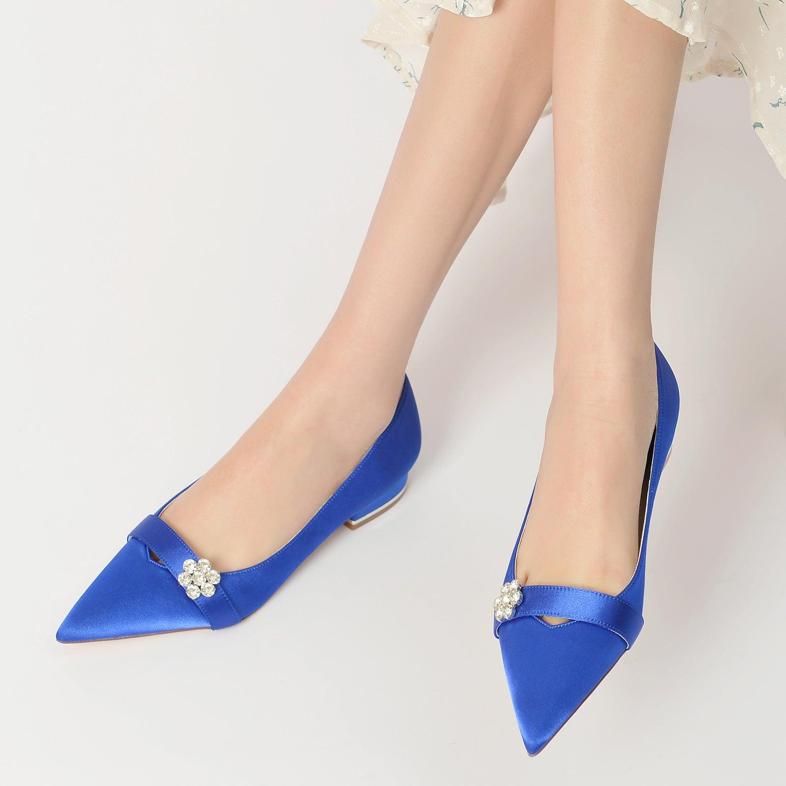 Flat Heel 2.5cm Silk-Like Shoes CK0247 - COCOMELODY