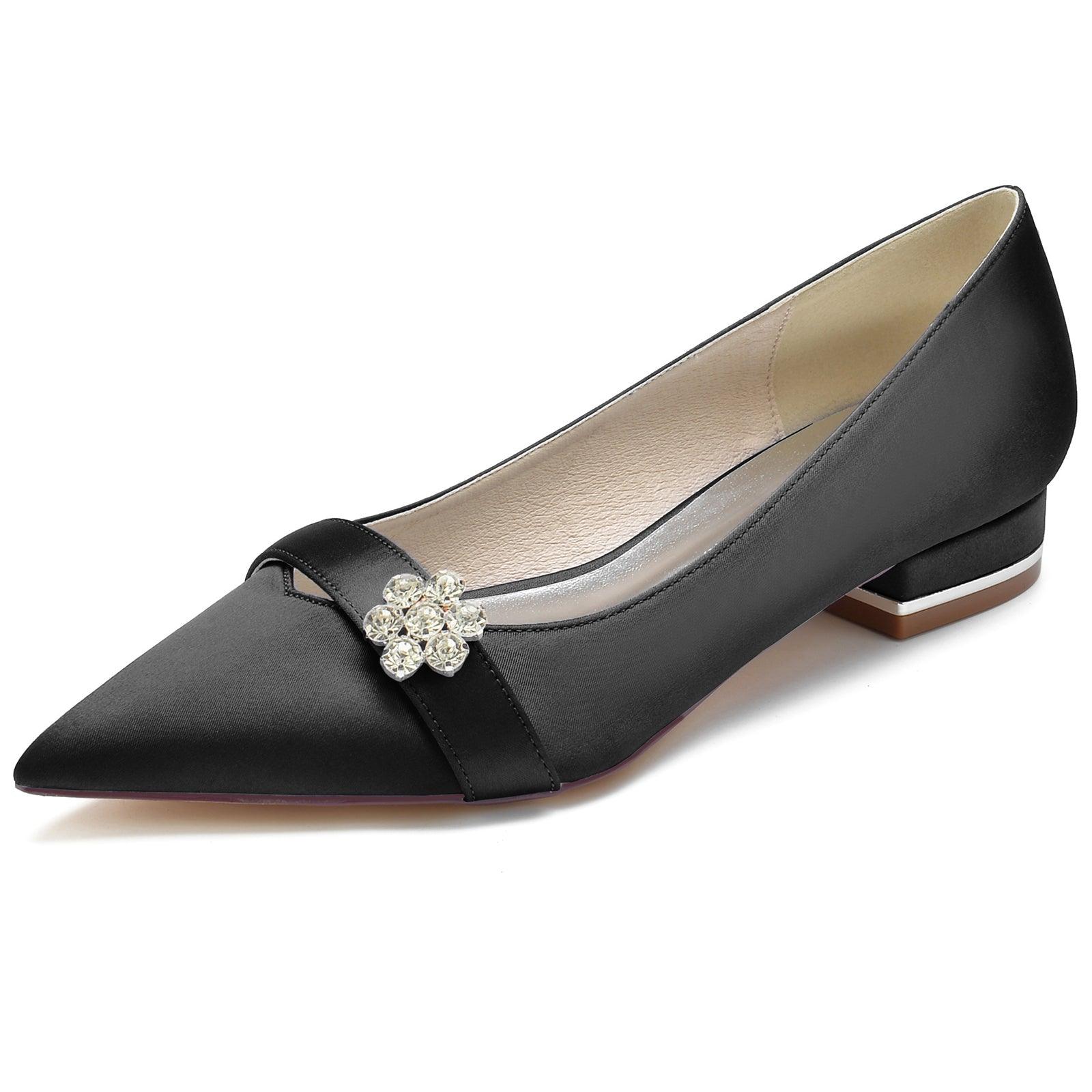 Flat Heel 2.5cm Silk-Like Shoes CK0247 - COCOMELODY