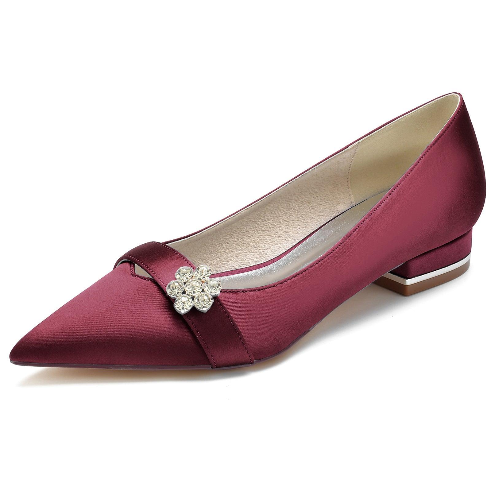 Flat Heel 2.5cm Silk-Like Shoes CK0247 - COCOMELODY