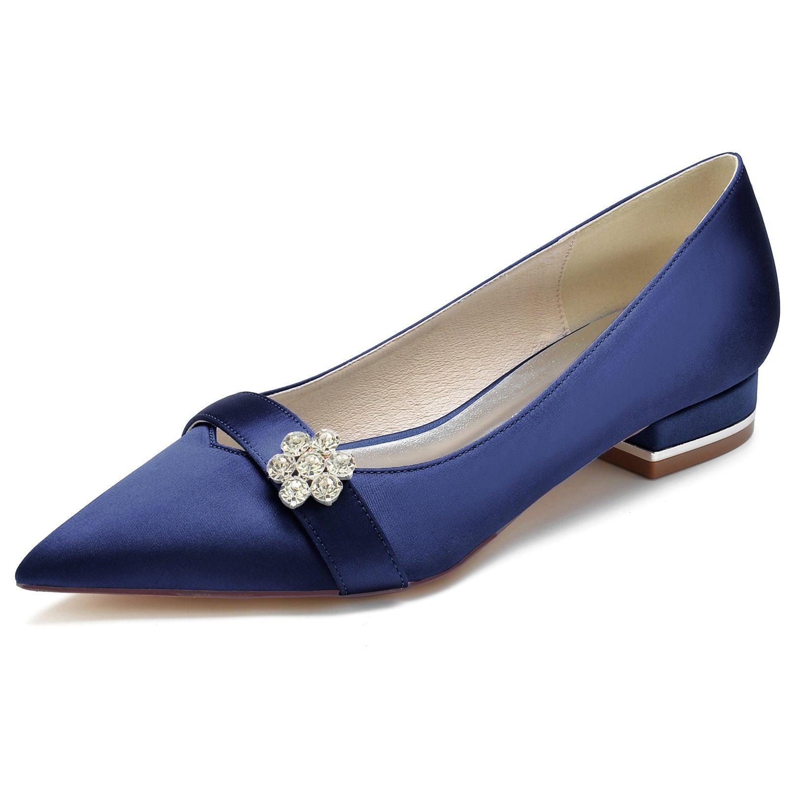 Flat Heel 2.5cm Silk-Like Shoes CK0247 - COCOMELODY