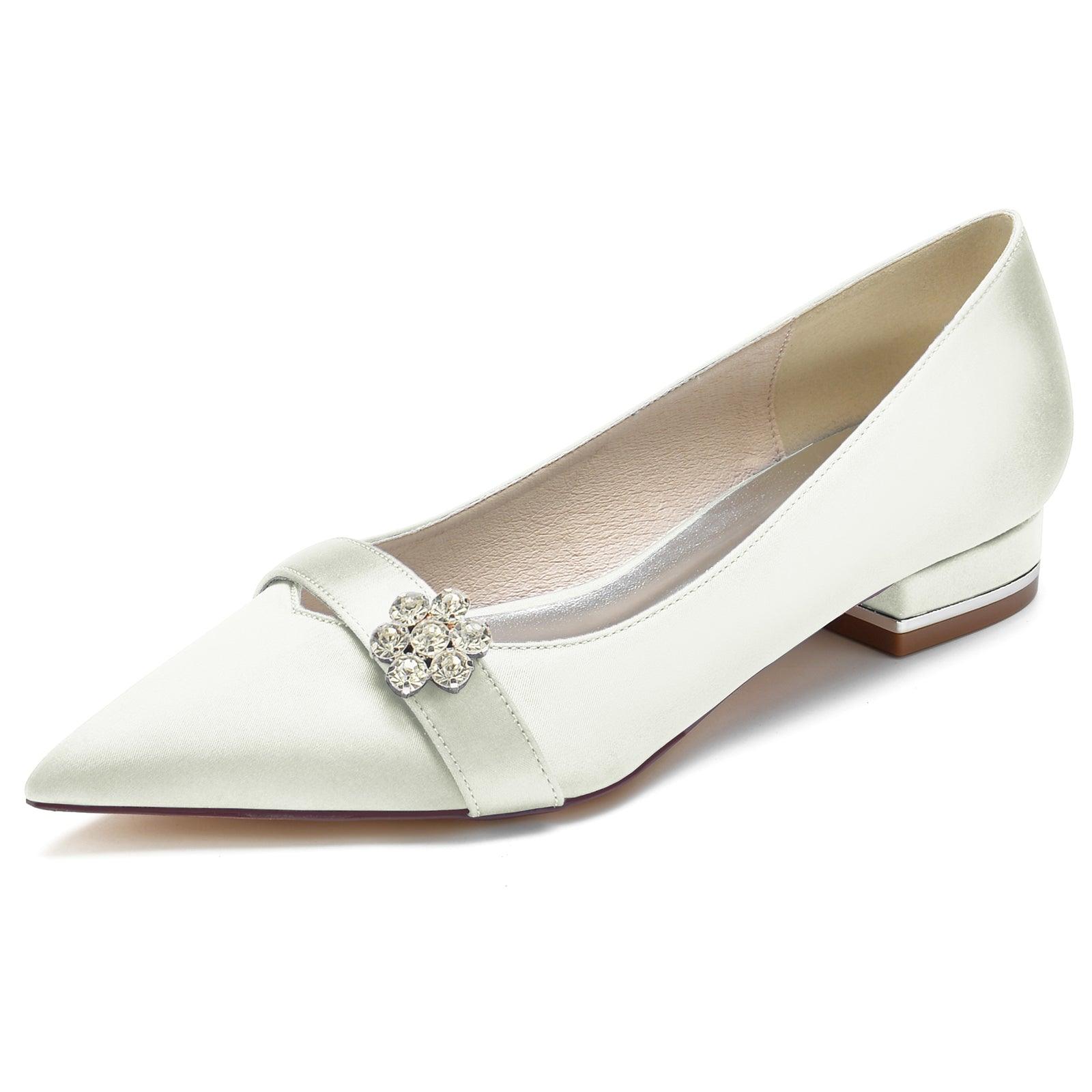Flat Heel 2.5cm Silk-Like Shoes CK0247 - COCOMELODY