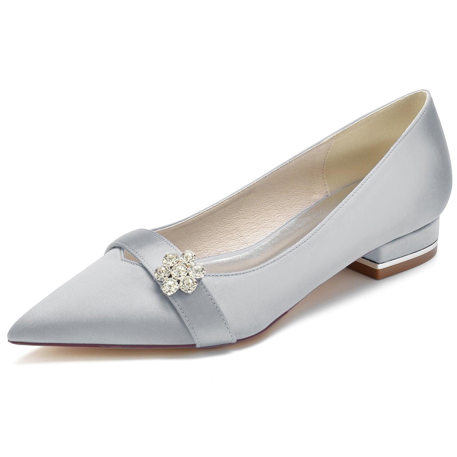 Flat Heel 2.5cm Silk-Like Shoes CK0247 - COCOMELODY