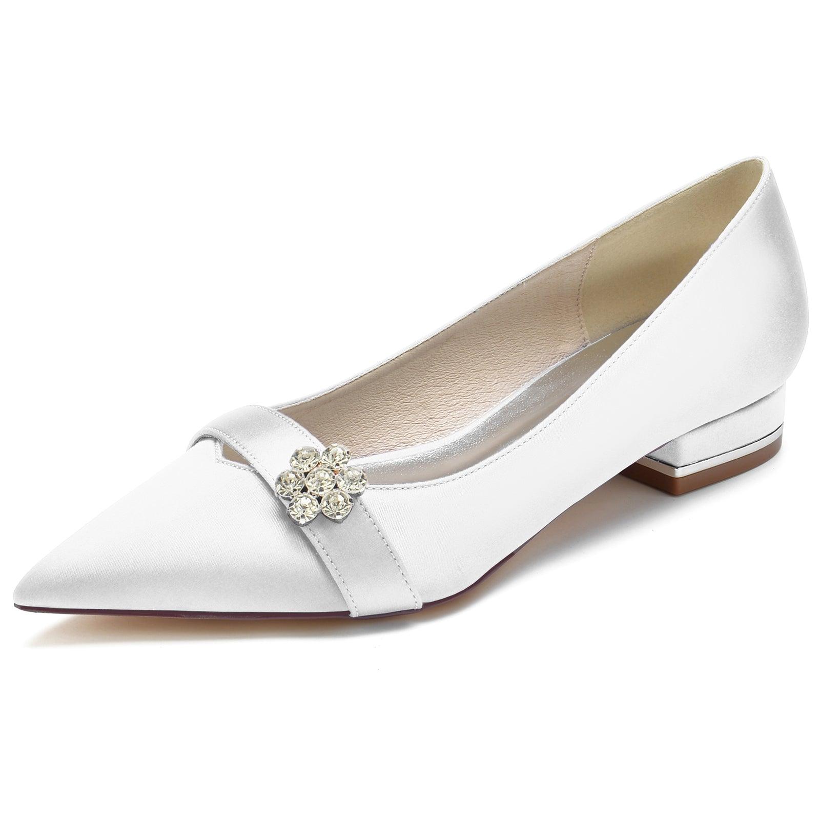 Flat Heel 2.5cm Silk-Like Shoes CK0247 - COCOMELODY