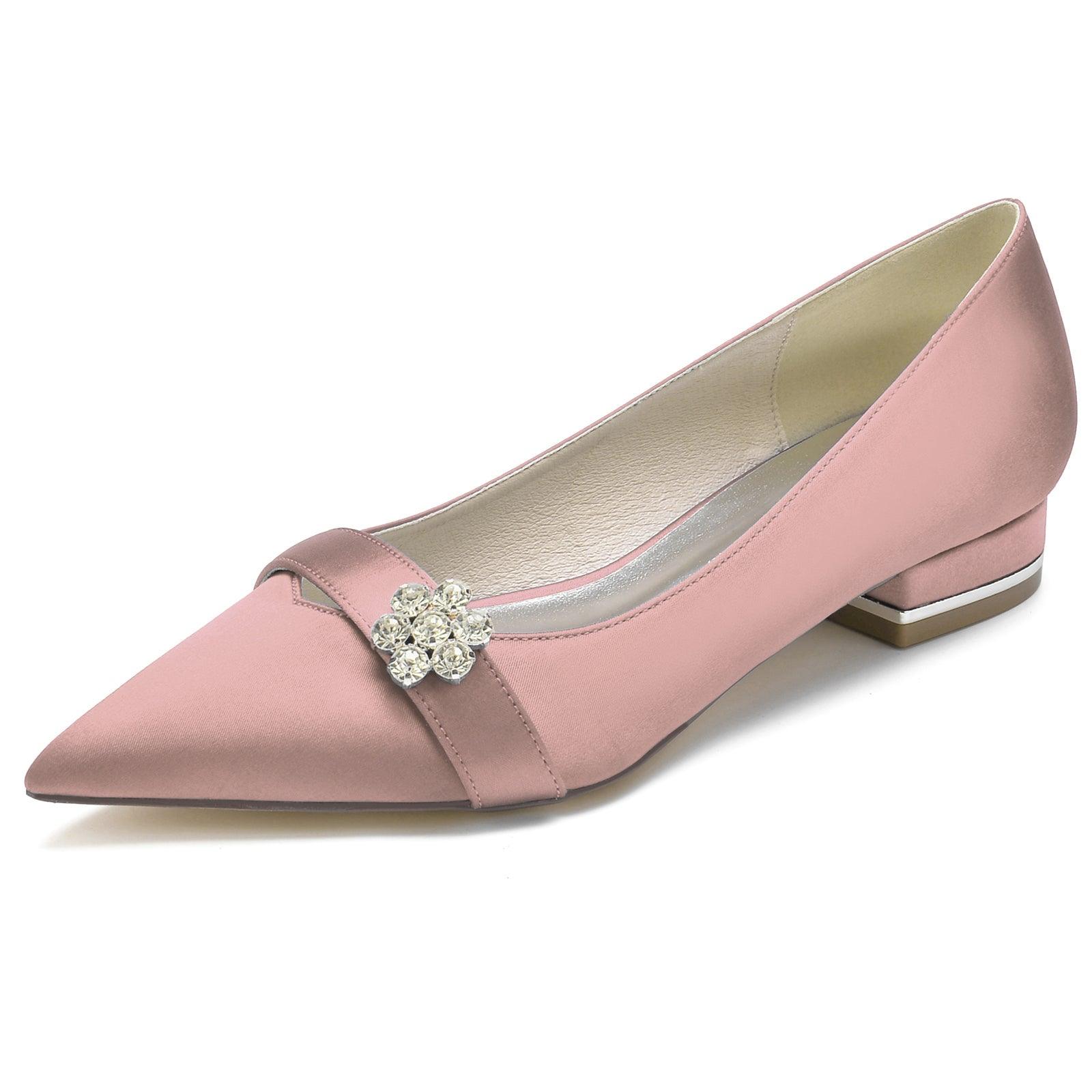 Flat Heel 2.5cm Silk-Like Shoes CK0247 - COCOMELODY
