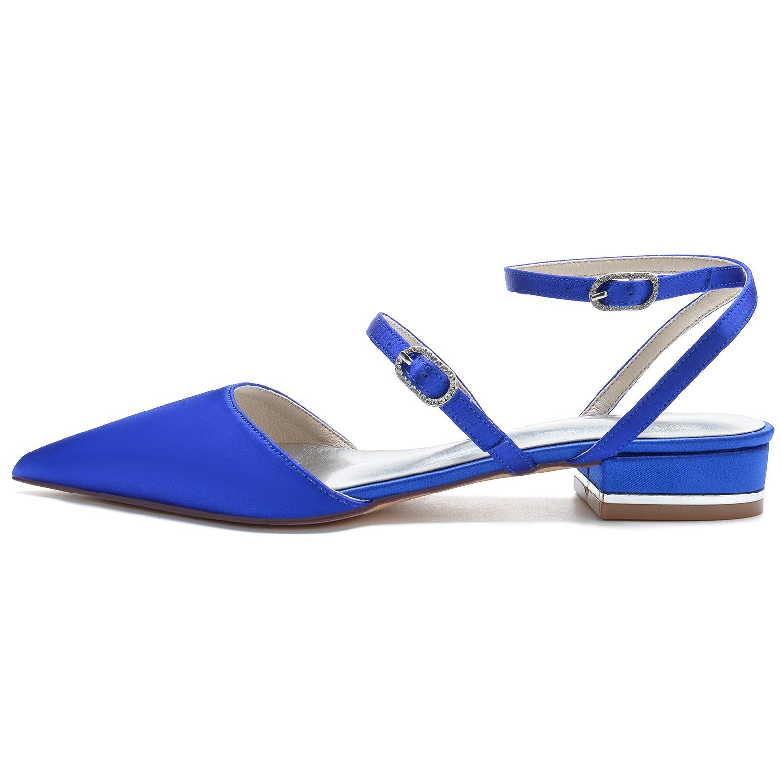 Flat Heel 2.5cm Silk-Like Shoes CK0249 - COCOMELODY