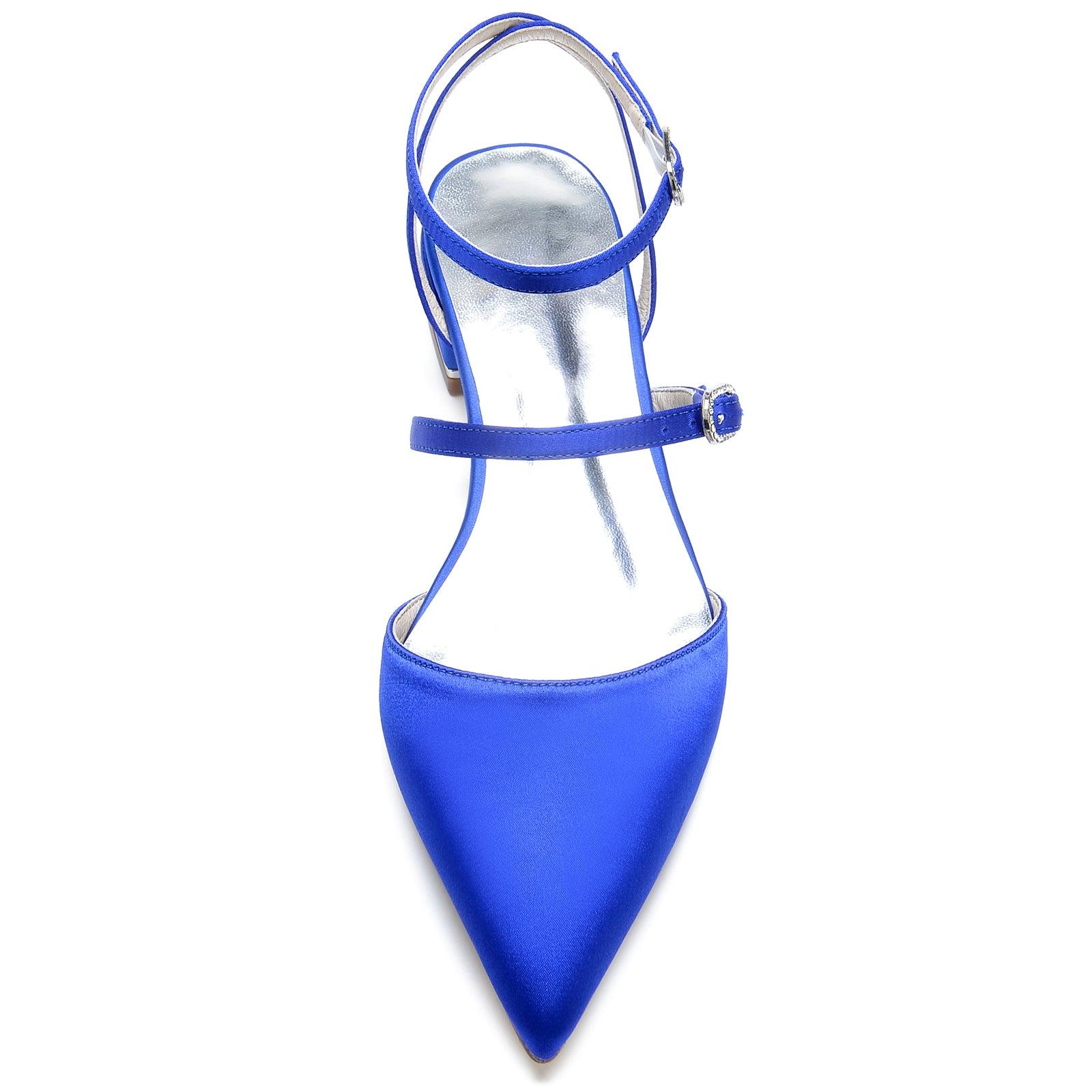 Flat Heel 2.5cm Silk-Like Shoes CK0249 - COCOMELODY