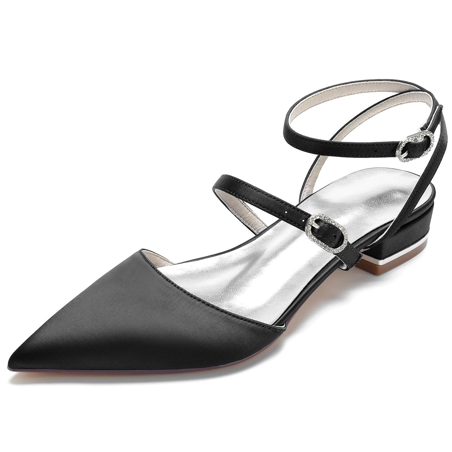 Flat Heel 2.5cm Silk-Like Shoes CK0249 - COCOMELODY
