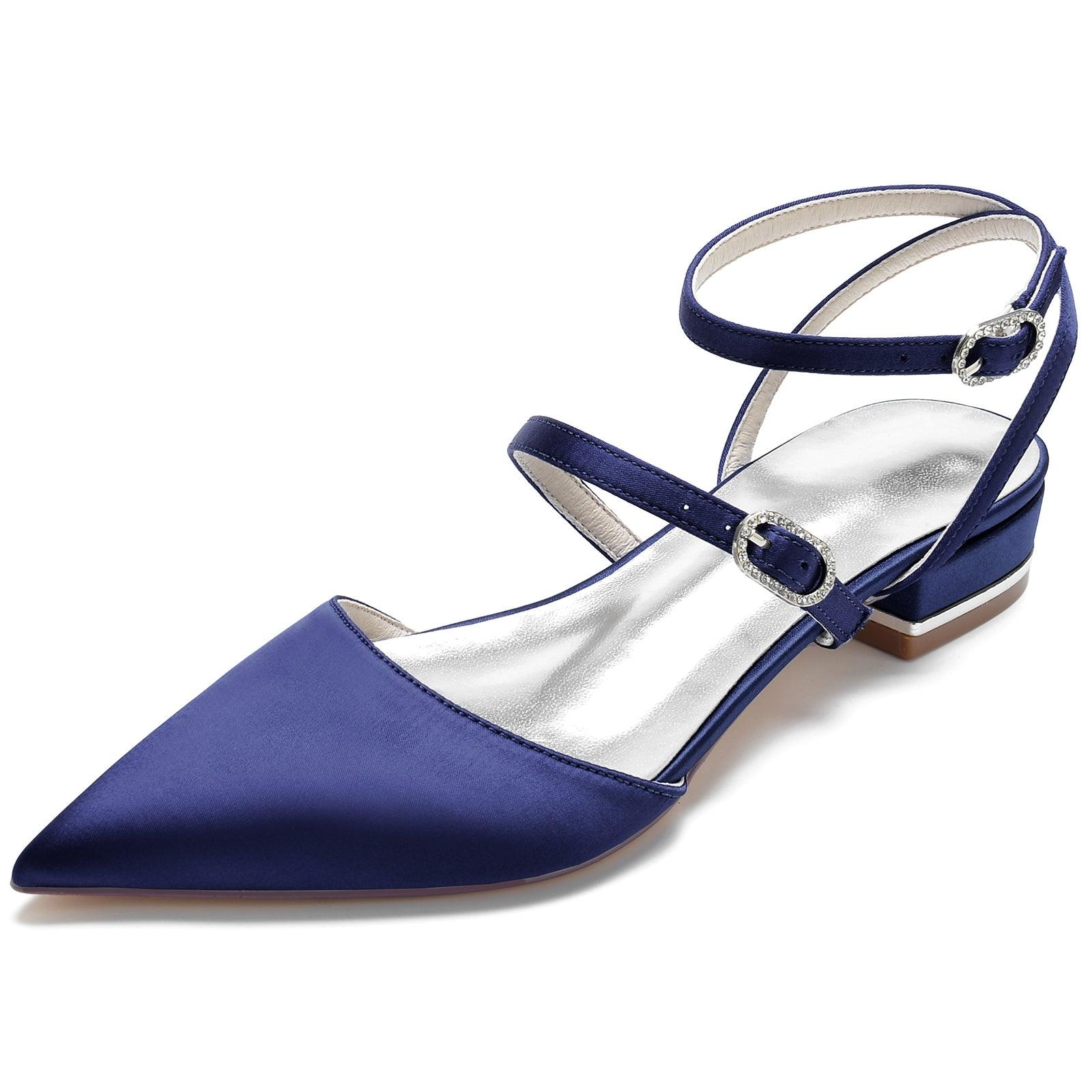 Flat Heel 2.5cm Silk-Like Shoes CK0249 - COCOMELODY