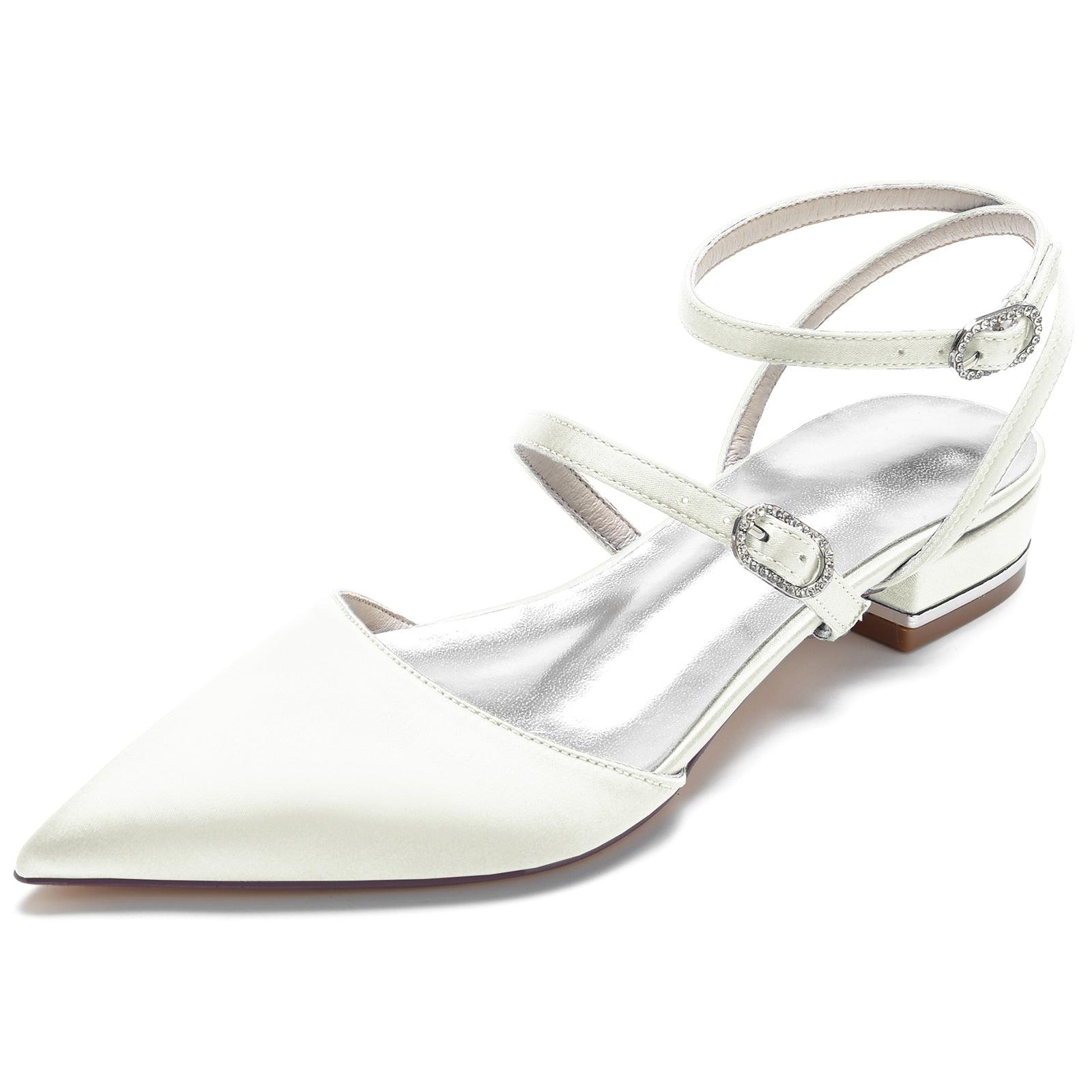 Flat Heel 2.5cm Silk-Like Shoes CK0249 - COCOMELODY