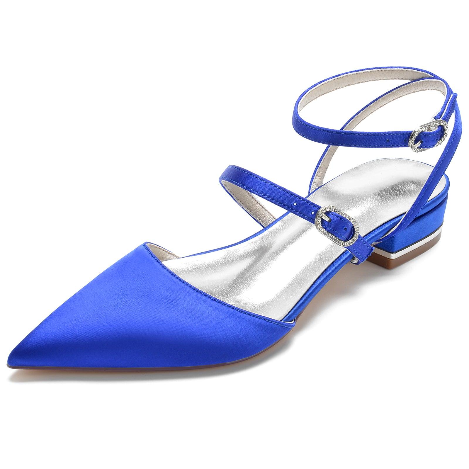 Flat Heel 2.5cm Silk-Like Shoes CK0249 - COCOMELODY