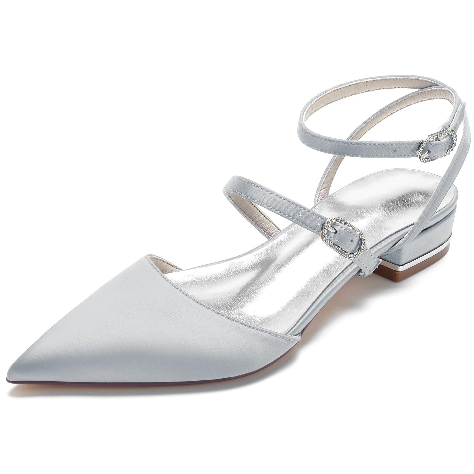 Flat Heel 2.5cm Silk-Like Shoes CK0249 - COCOMELODY