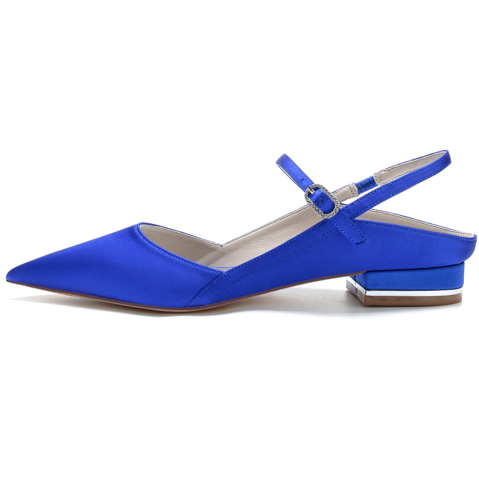 Flat Heel 2.5cm Silk-Like Shoes CK0250 - COCOMELODY