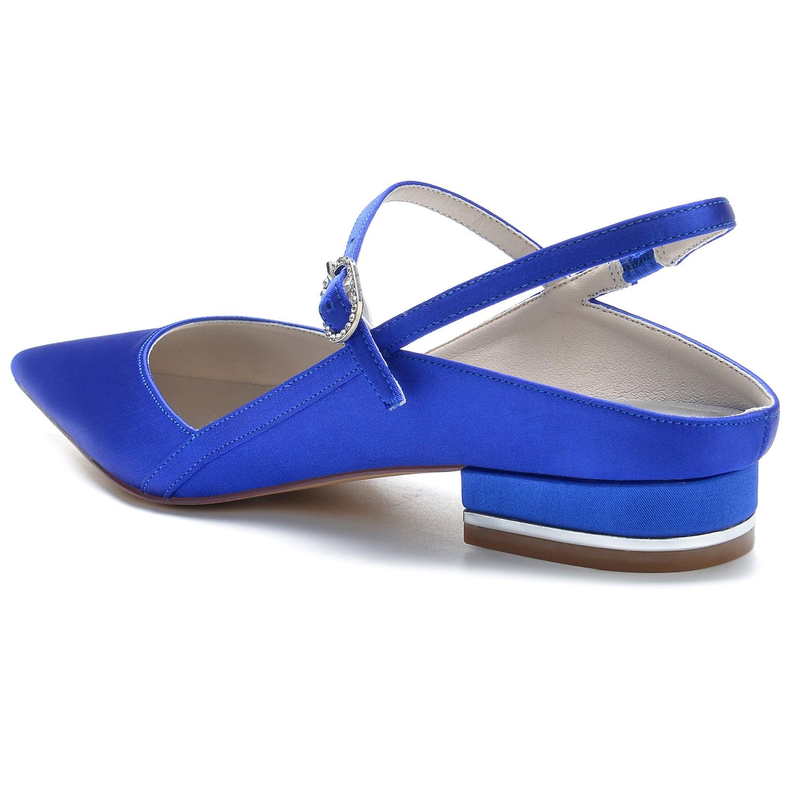 Flat Heel 2.5cm Silk-Like Shoes CK0250 - COCOMELODY