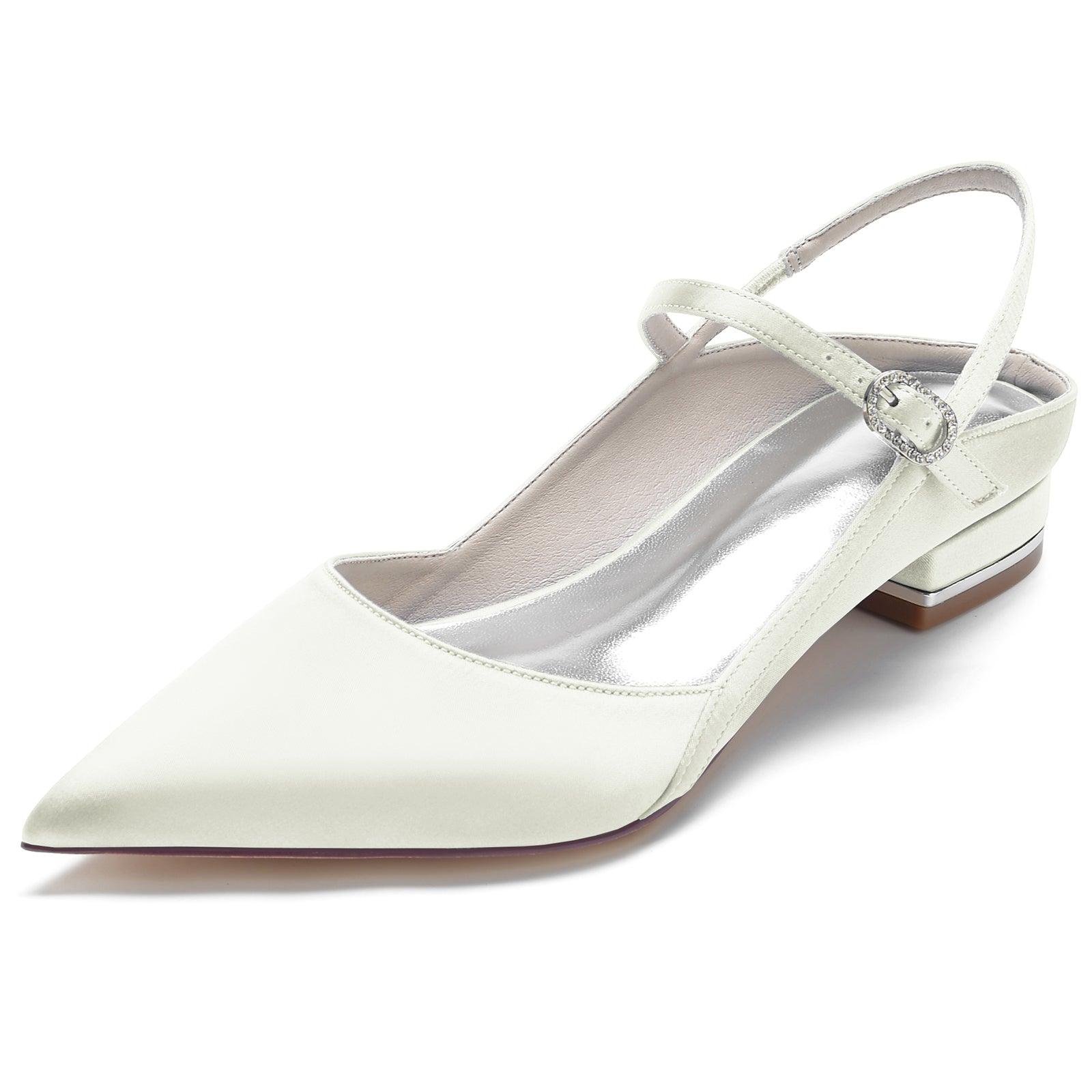 Flat Heel 2.5cm Silk-Like Shoes CK0250 - COCOMELODY