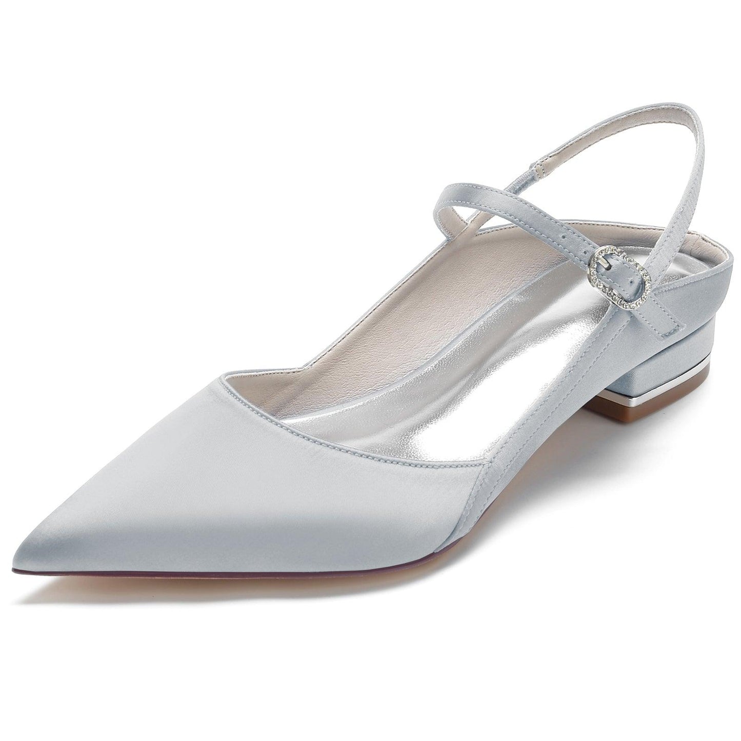 Flat Heel 2.5cm Silk-Like Shoes CK0250 - COCOMELODY