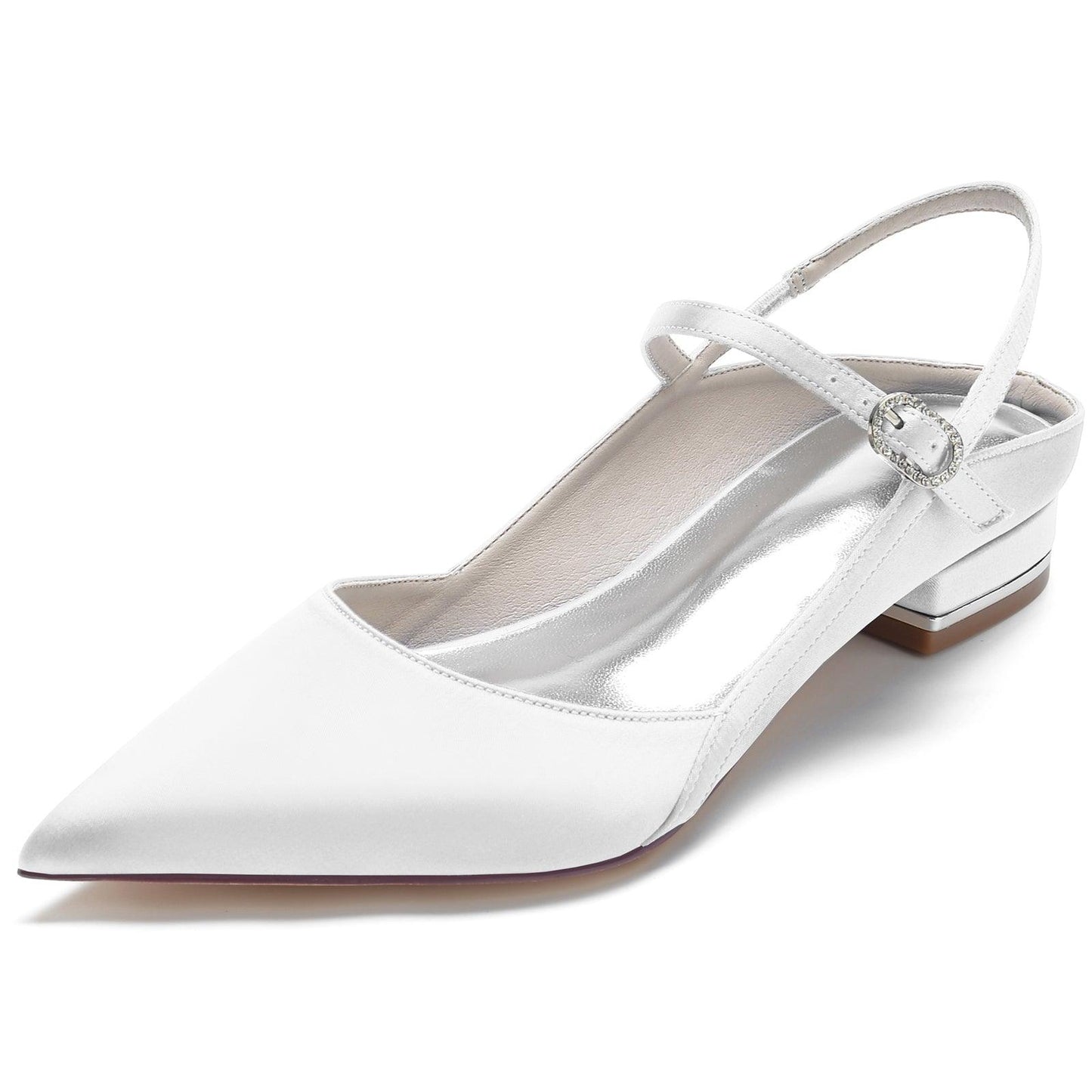 Flat Heel 2.5cm Silk-Like Shoes CK0250 - COCOMELODY