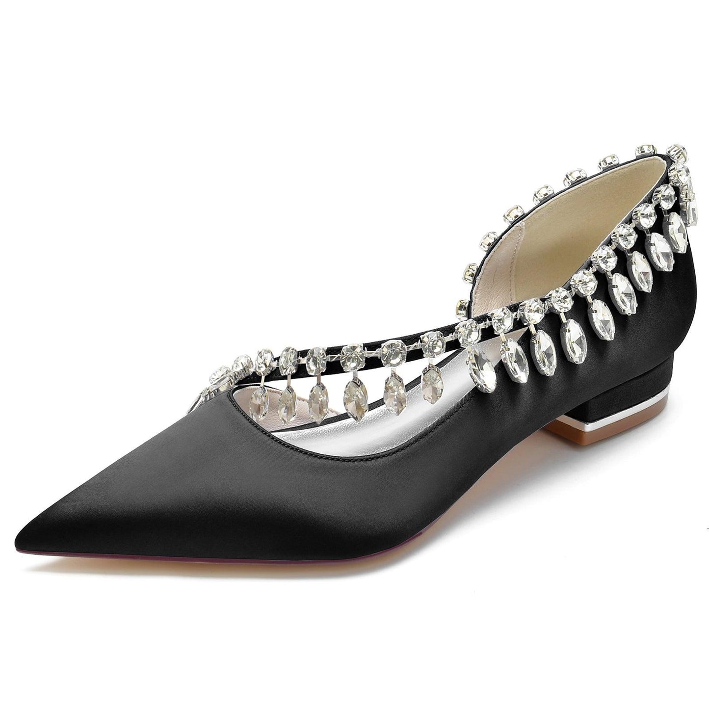 Flat Heel 2.5cm Silk-Like Shoes CK0257 - COCOMELODY