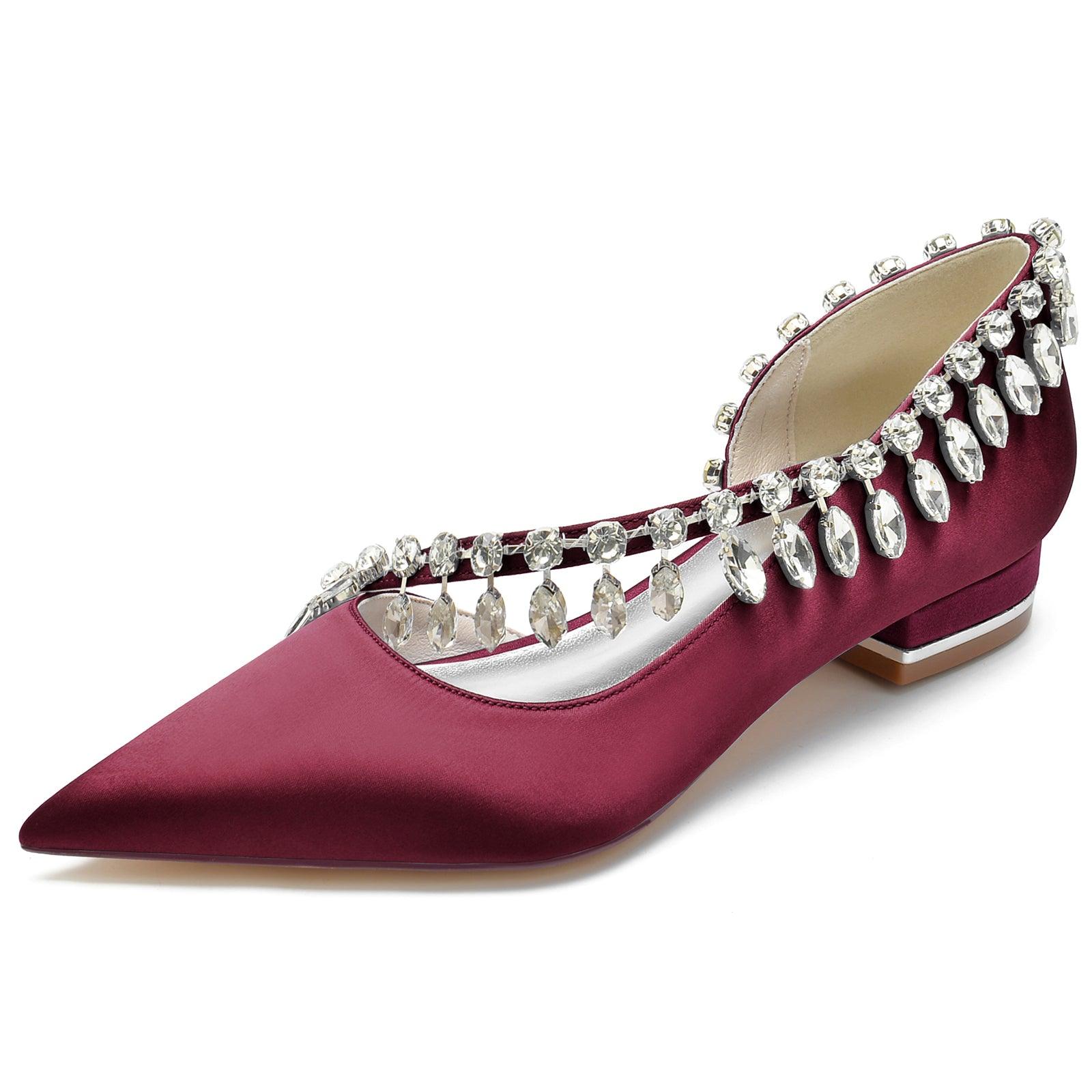 Flat Heel 2.5cm Silk-Like Shoes CK0257 - COCOMELODY