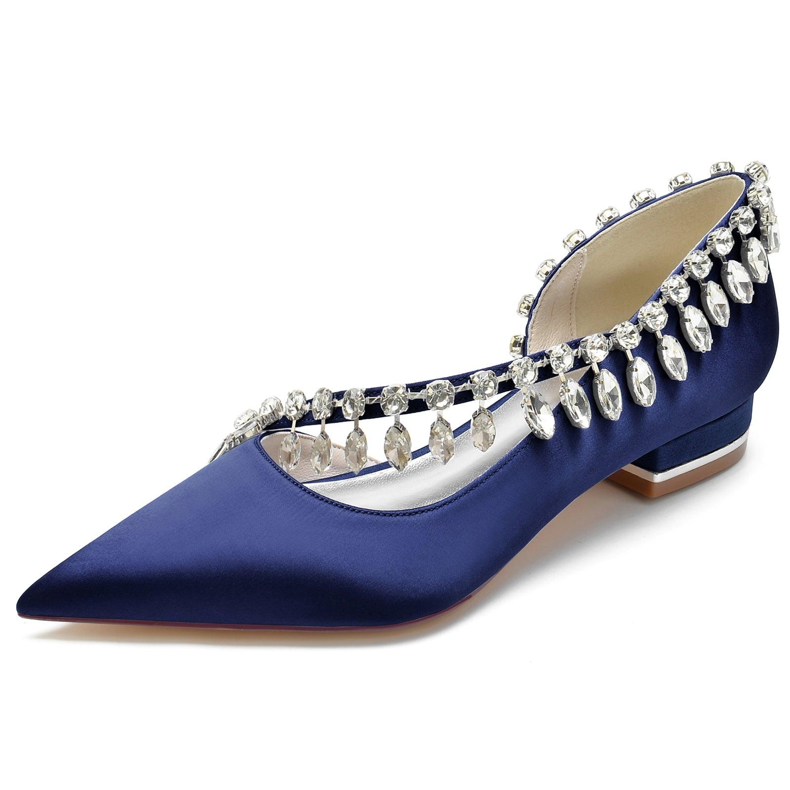 Flat Heel 2.5cm Silk-Like Shoes CK0257 - COCOMELODY