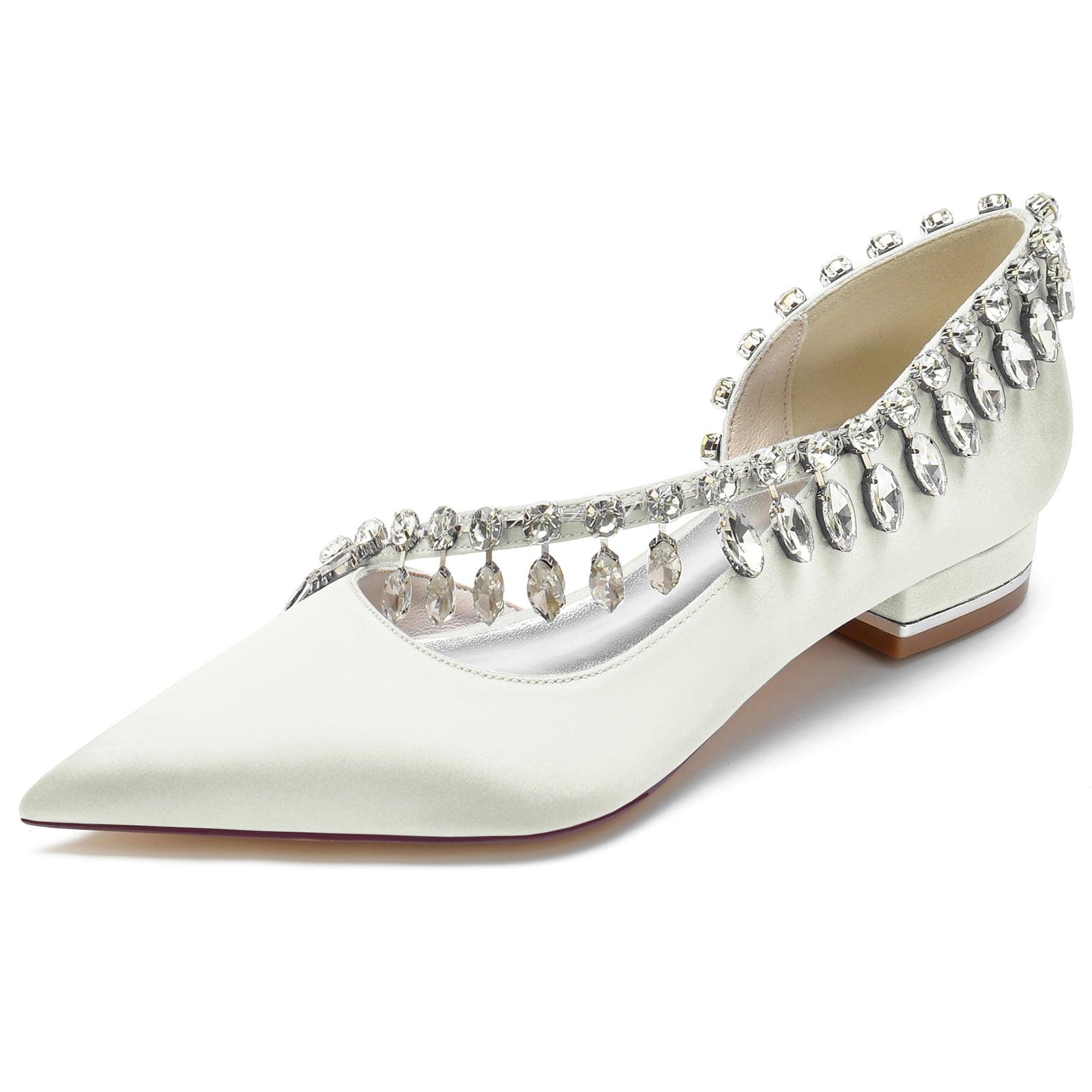 Flat Heel 2.5cm Silk-Like Shoes CK0257 - COCOMELODY