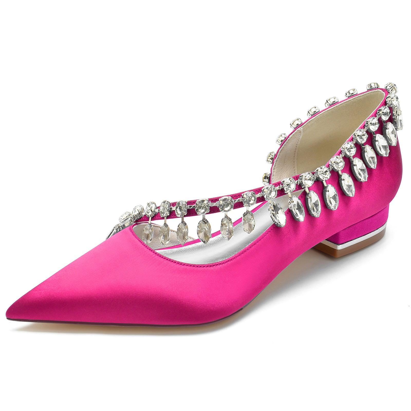 Flat Heel 2.5cm Silk-Like Shoes CK0257 - COCOMELODY