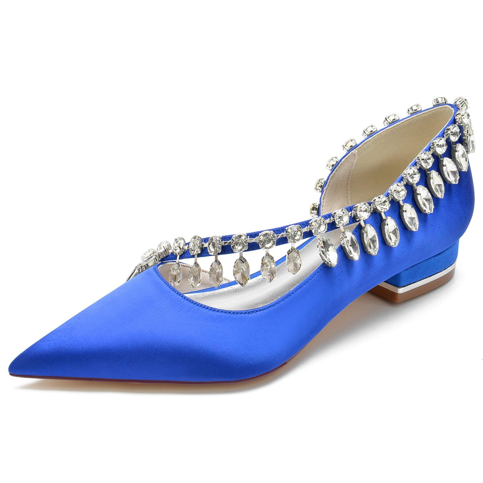 Flat Heel 2.5cm Silk-Like Shoes CK0257 - COCOMELODY