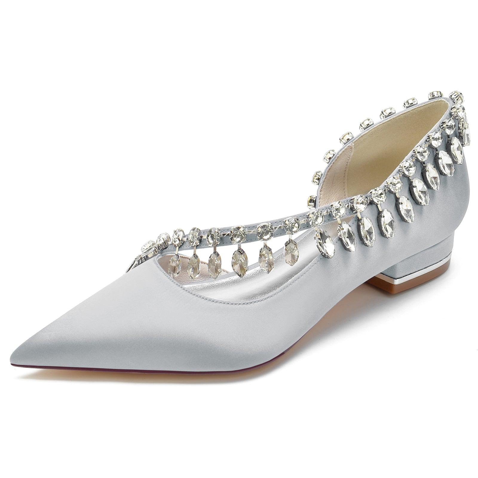 Flat Heel 2.5cm Silk-Like Shoes CK0257 - COCOMELODY