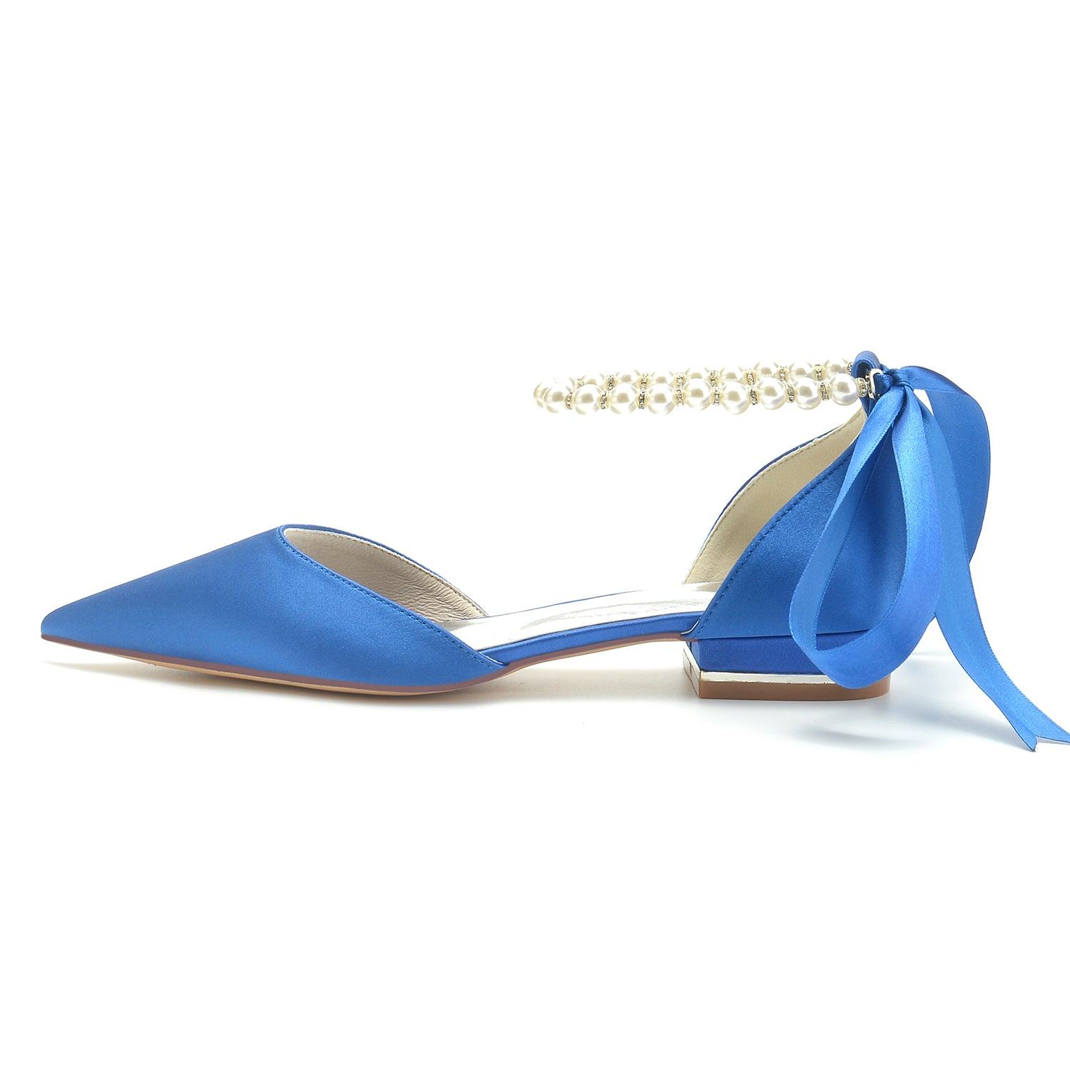 Flat Heel 2.5cm Silk-Like Shoes CK0258 - COCOMELODY