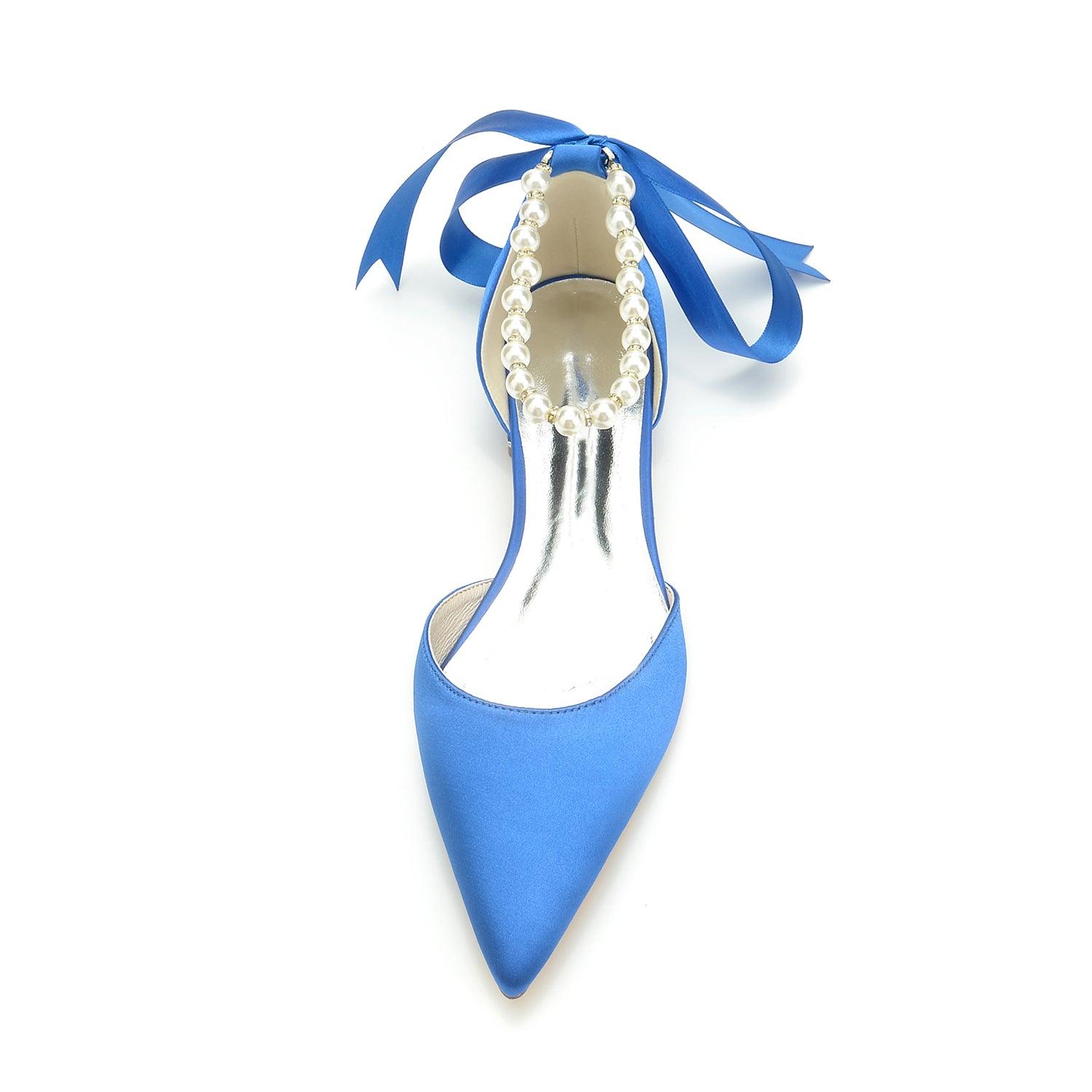 Flat Heel 2.5cm Silk-Like Shoes CK0258 - COCOMELODY