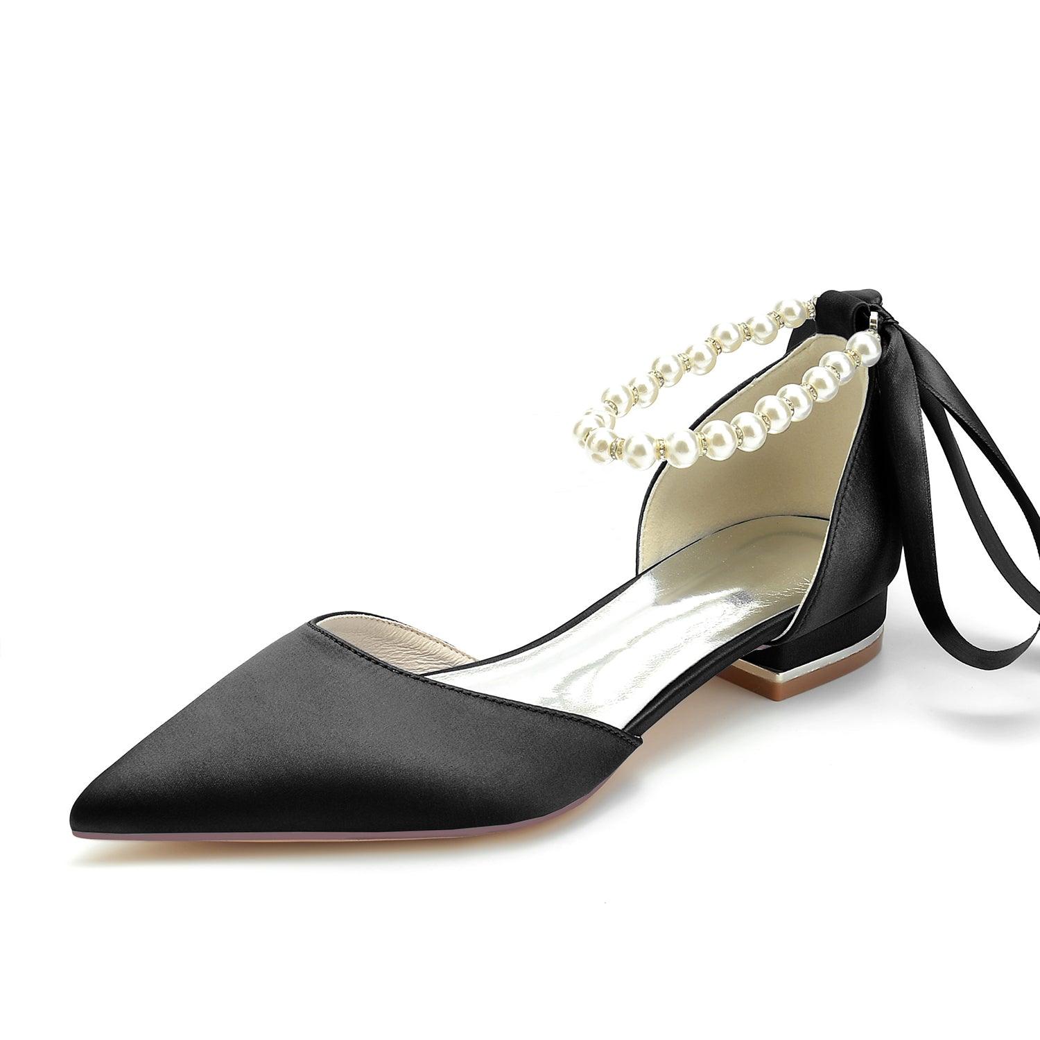 Flat Heel 2.5cm Silk-Like Shoes CK0258 - COCOMELODY