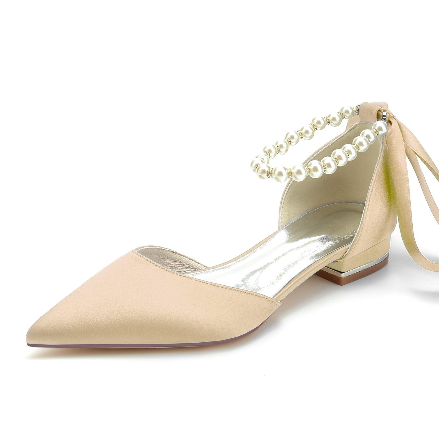Flat Heel 2.5cm Silk-Like Shoes CK0258 - COCOMELODY